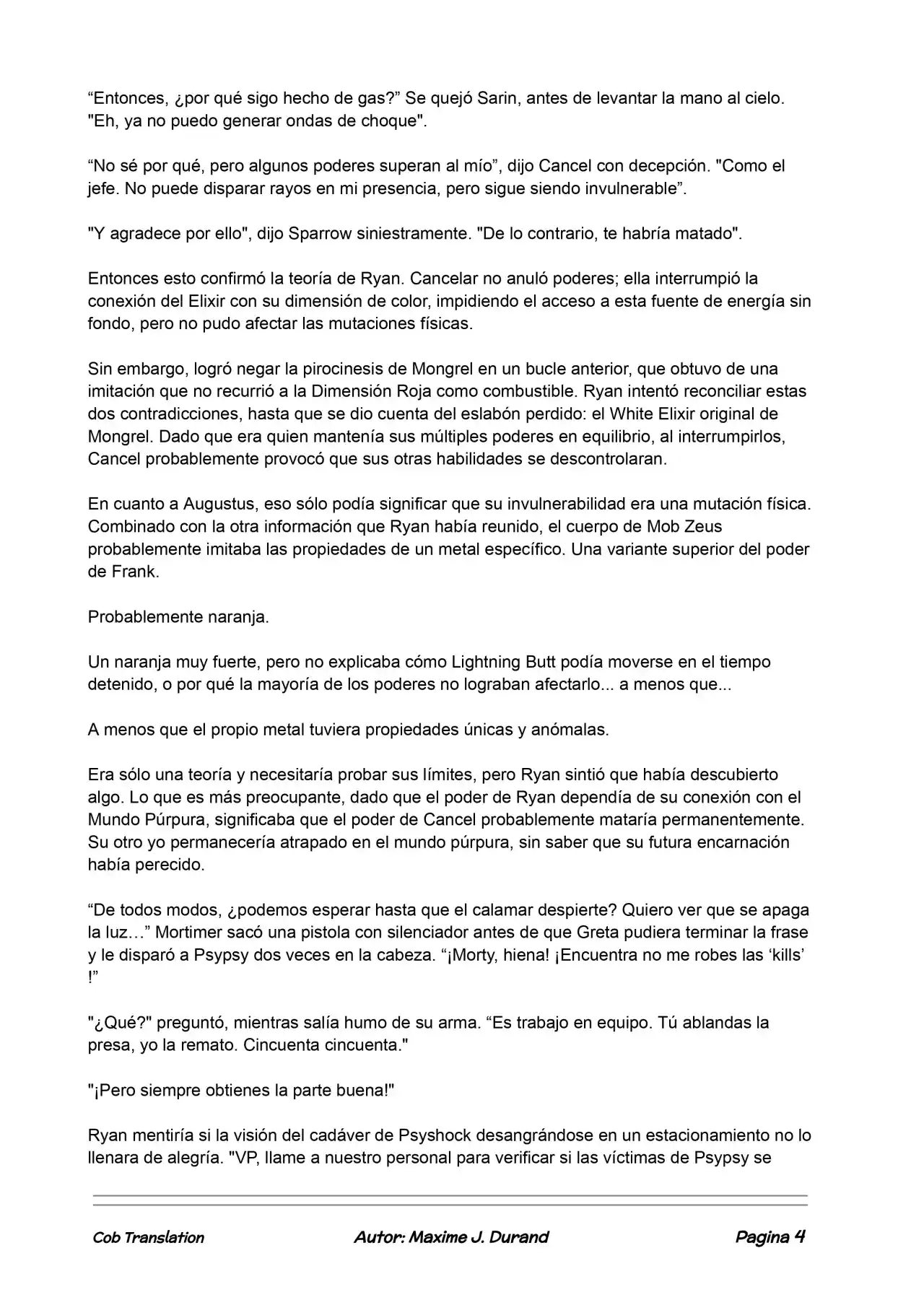 La Partida Perfecta (Novela) - Capítulo 75 - Página 4 - LectorTMOo