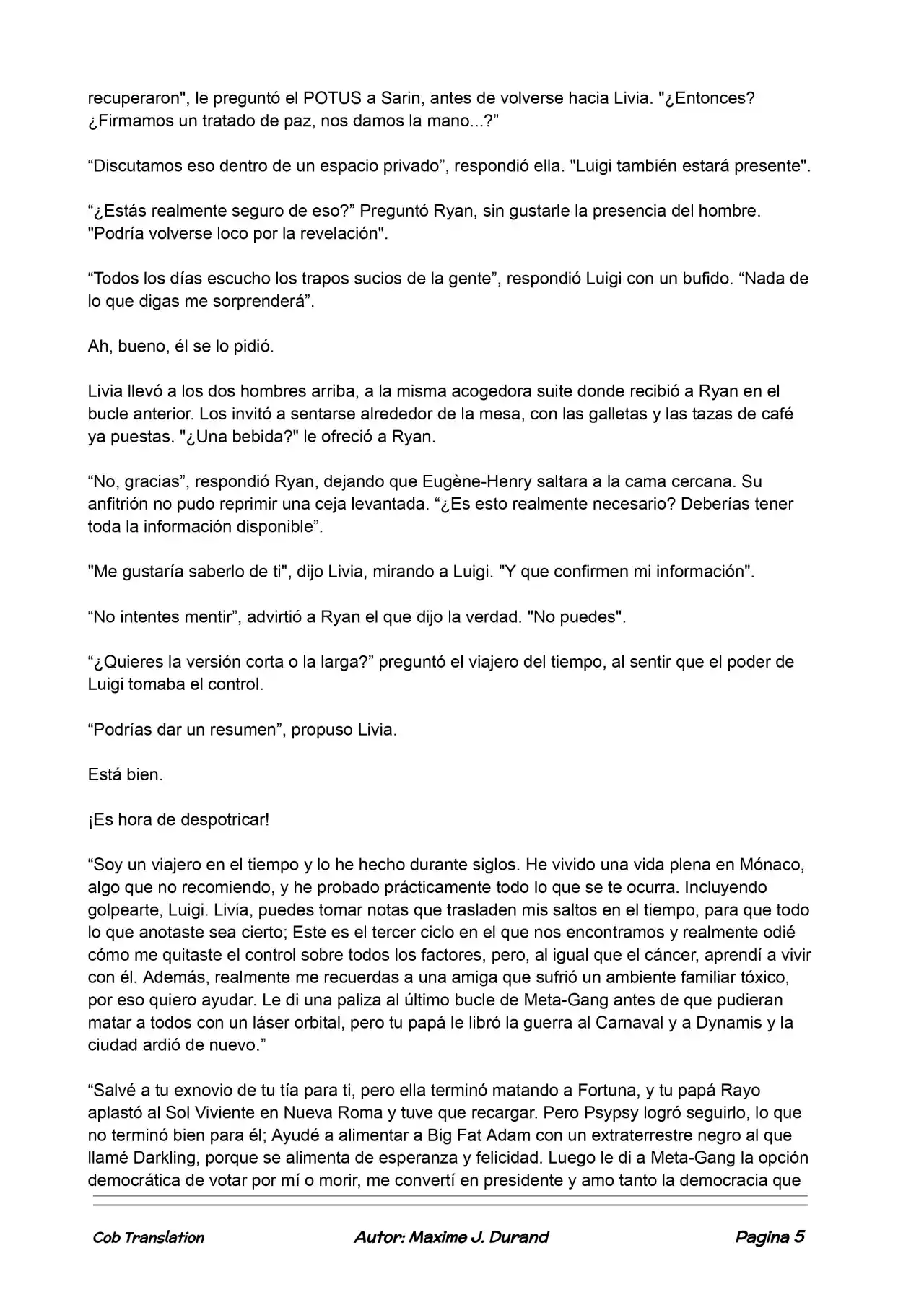 La Partida Perfecta (Novela) - Capítulo 75 - Página 5 - LectorTMOo