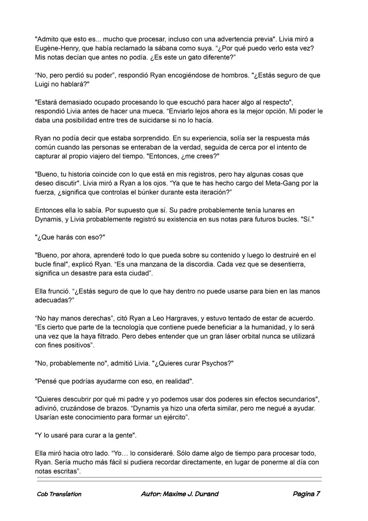 La Partida Perfecta (Novela) - Capítulo 75 - Página 7 - LectorTMOo