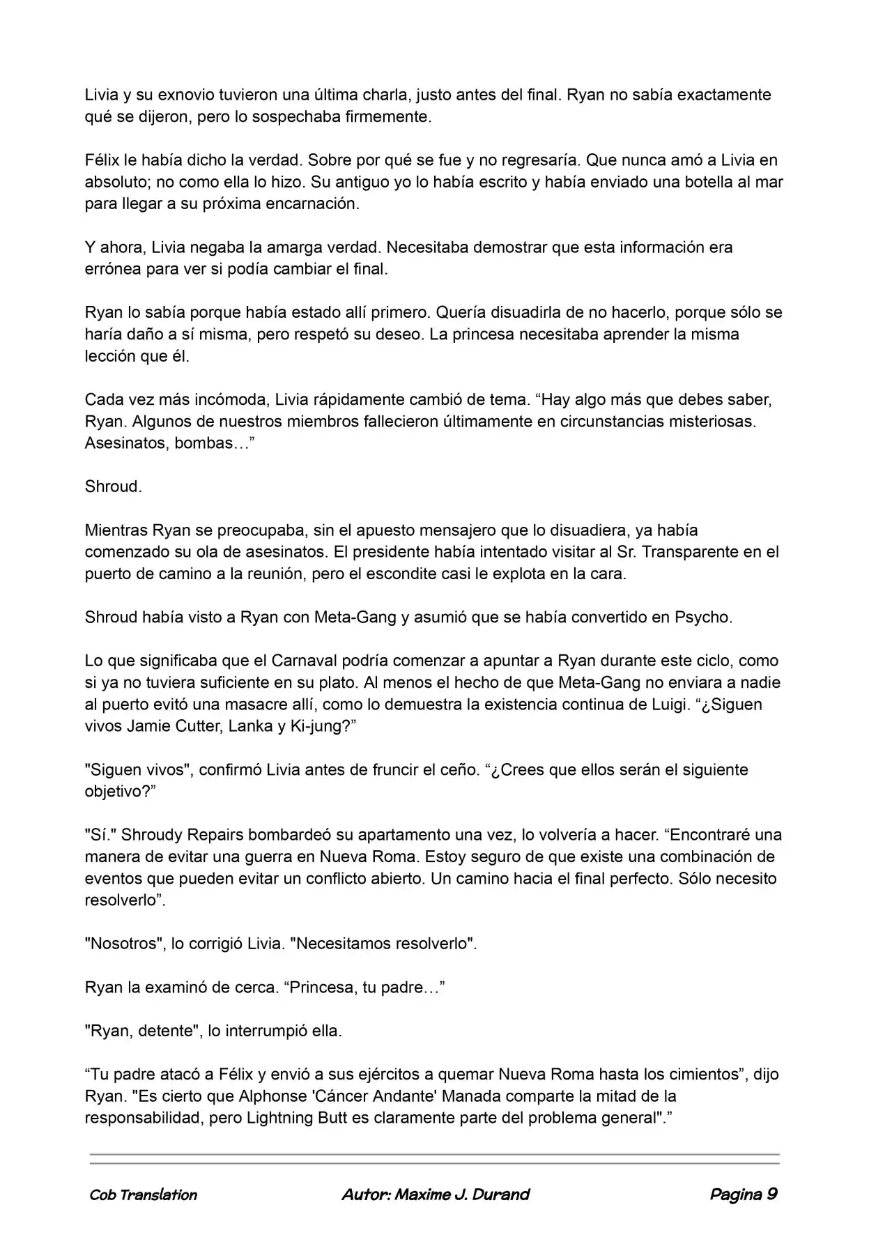 La Partida Perfecta (Novela) - Capítulo 75 - Página 9 - LectorTMOo