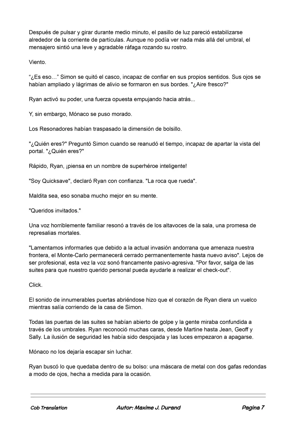 La Partida Perfecta (Novela) - Capítulo 79 - Página 7 - LectorTMOo