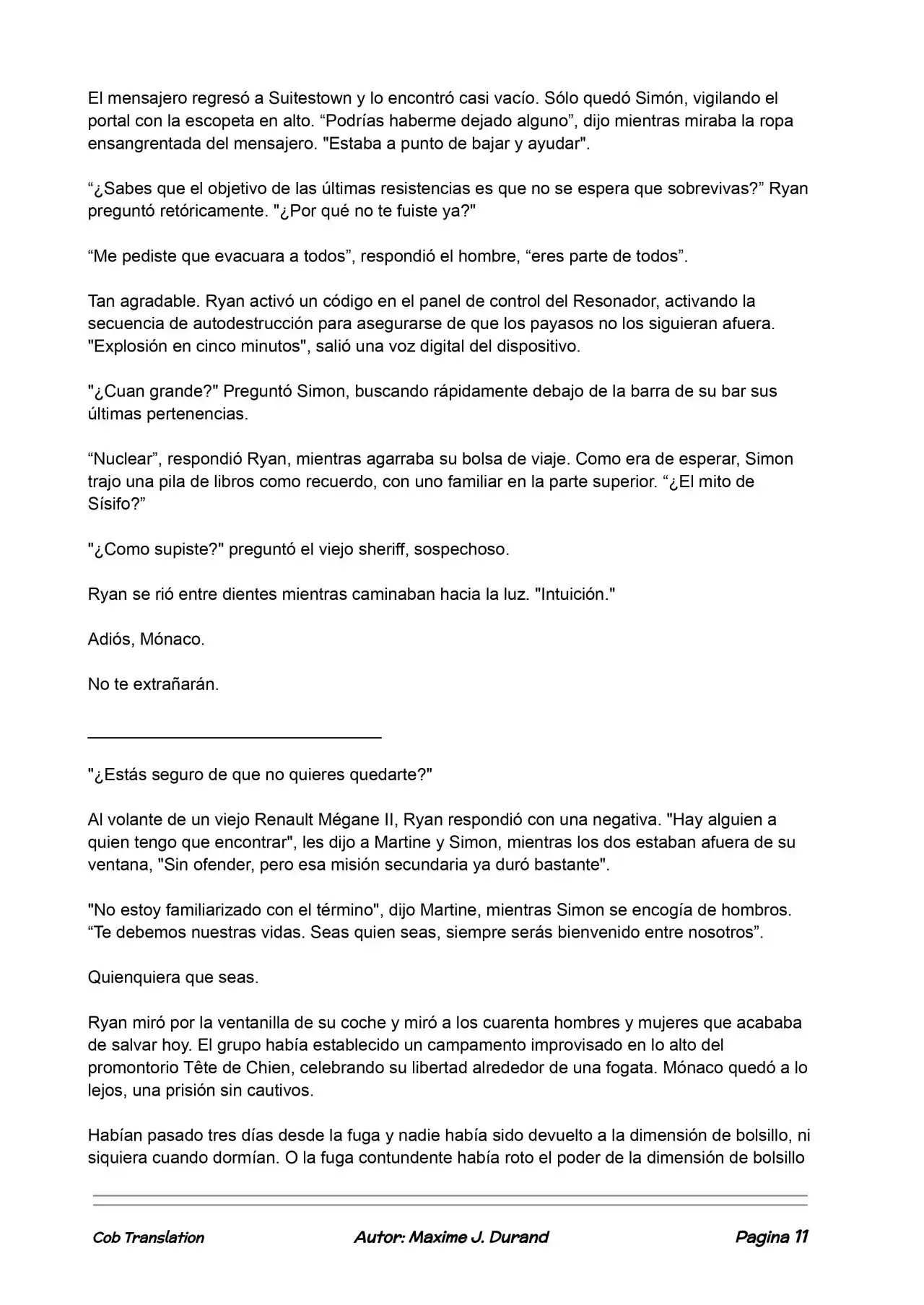 La Partida Perfecta (Novela) - Capítulo 79 - Página 11 - LectorTMOo