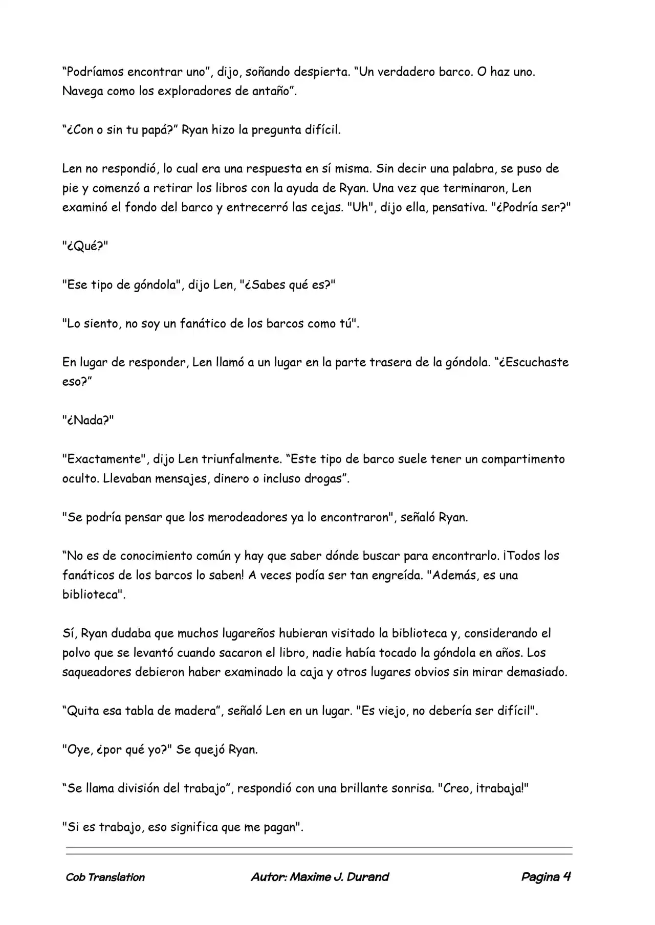 La Partida Perfecta (Novela) - Capítulo 8 - Página 4 - LectorTMOo