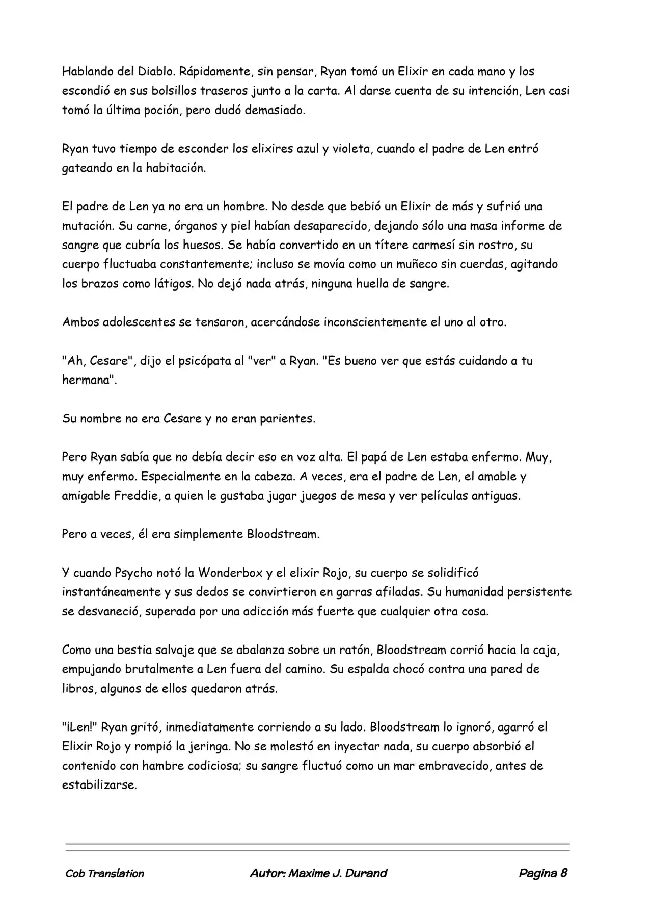 La Partida Perfecta (Novela) - Capítulo 8 - Página 8 - LectorTMOo