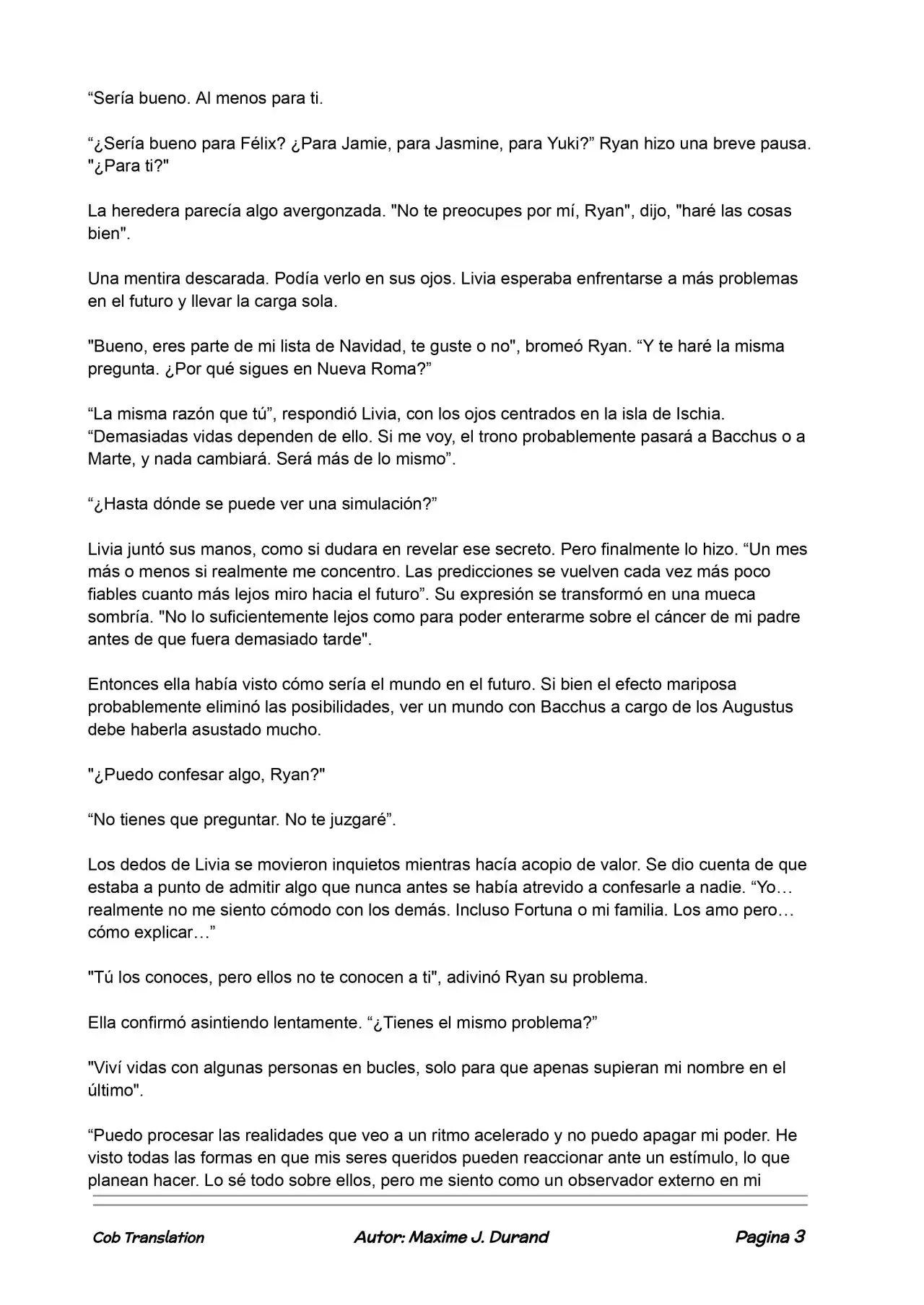 La Partida Perfecta (Novela) - Capítulo 80 - Página 3 - LectorTMOo