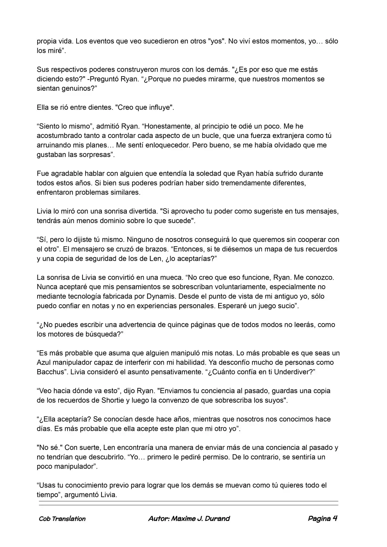 La Partida Perfecta (Novela) - Capítulo 80 - Página 4 - LectorTMOo