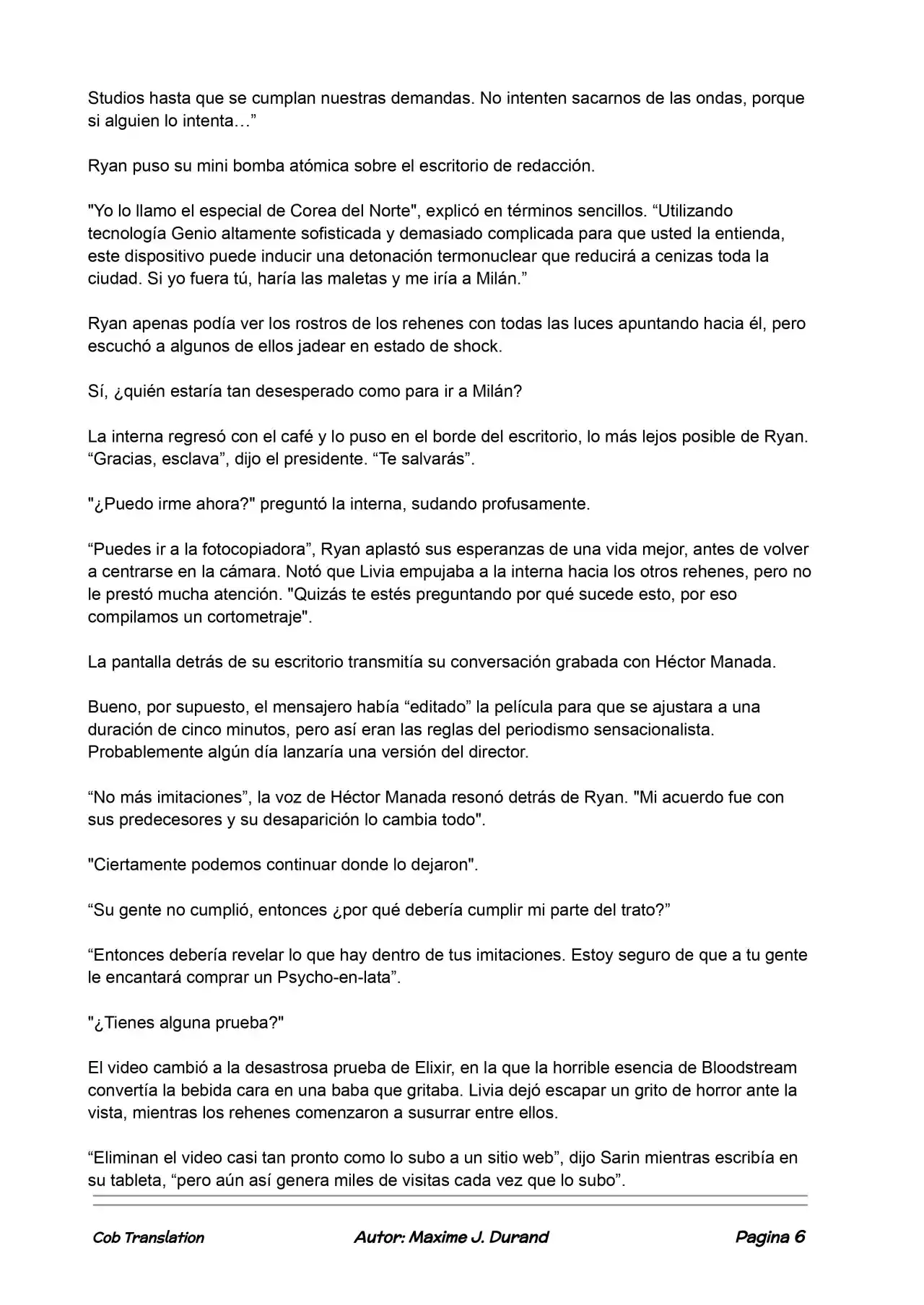 La Partida Perfecta (Novela) - Capítulo 81 - Página 6 - LectorTMOo