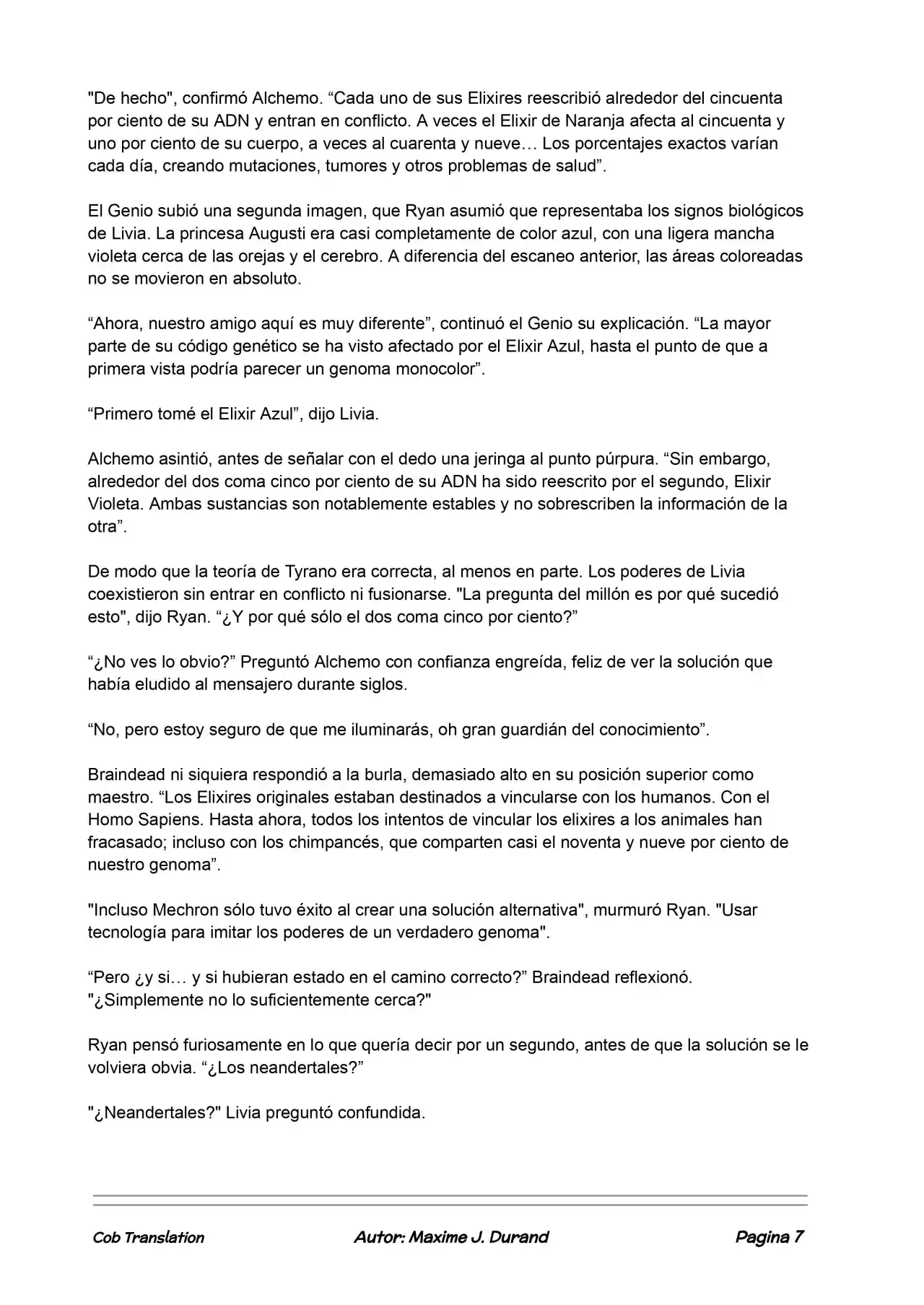 La Partida Perfecta (Novela) - Capítulo 83 - Página 7 - LectorTMOo
