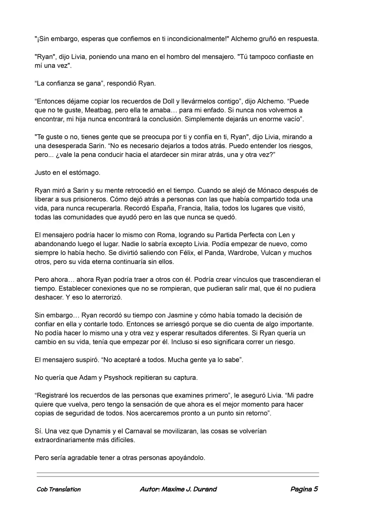 La Partida Perfecta (Novela) - Capítulo 84 - Página 5 - LectorTMOo