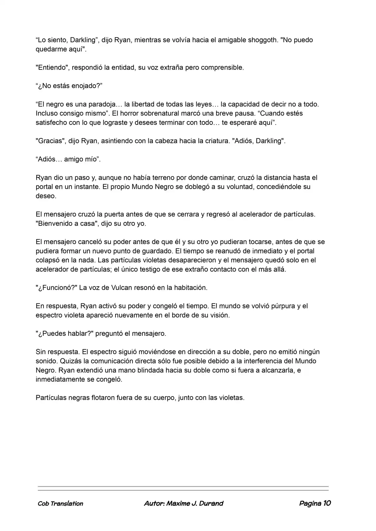La Partida Perfecta (Novela) - Capítulo 85 - Página 10 - LectorTMOo