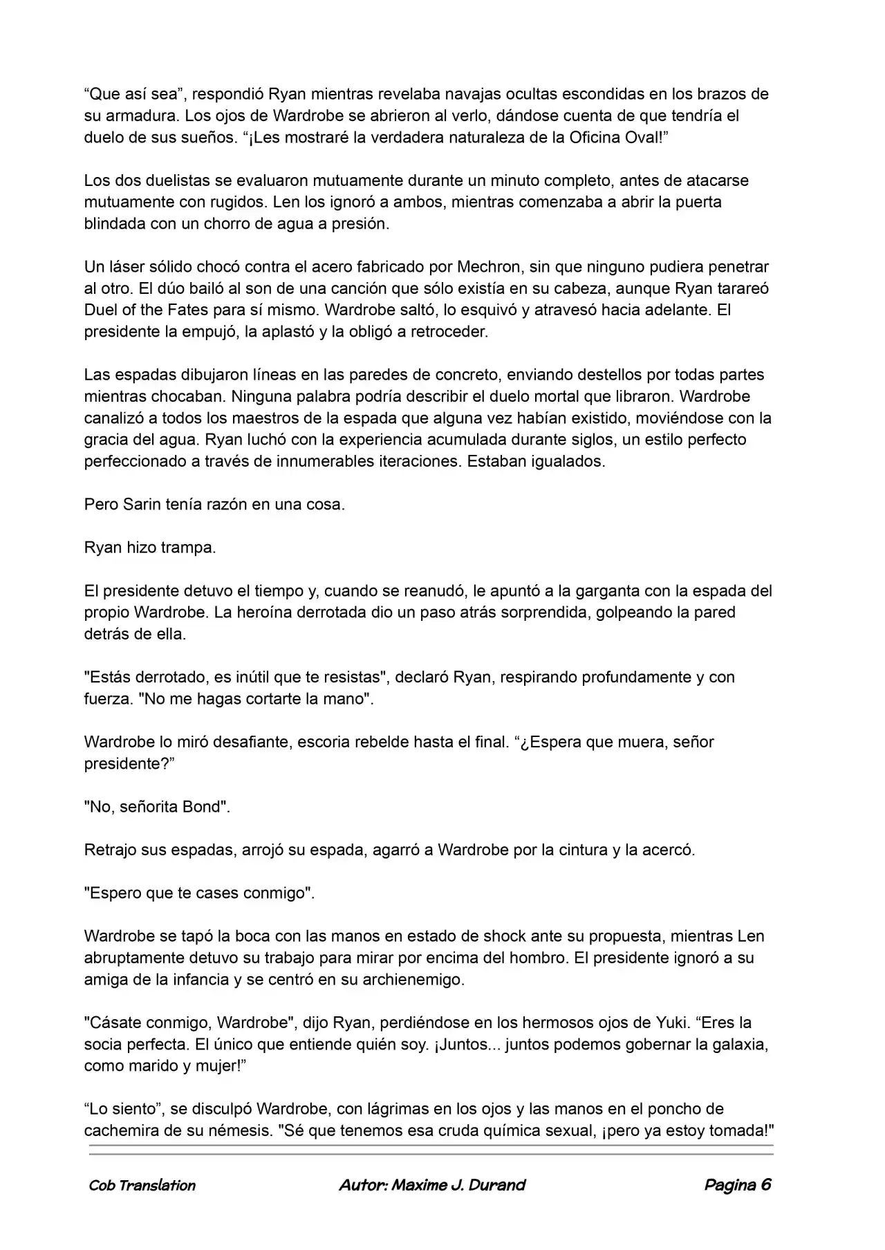La Partida Perfecta (Novela) - Capítulo 87 - Página 6 - LectorTMOo