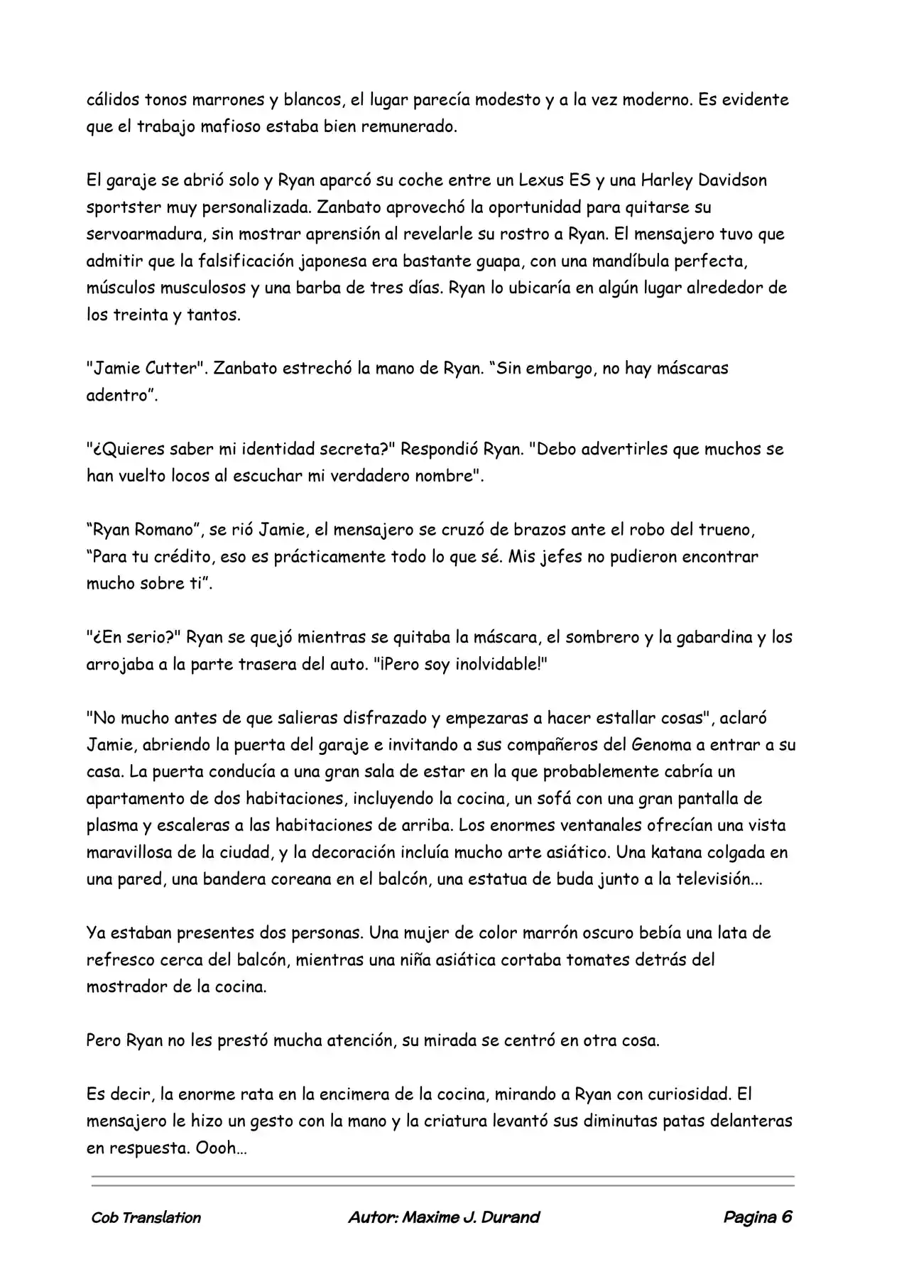 La Partida Perfecta (Novela) - Capítulo 9 - Página 6 - LectorTMOo