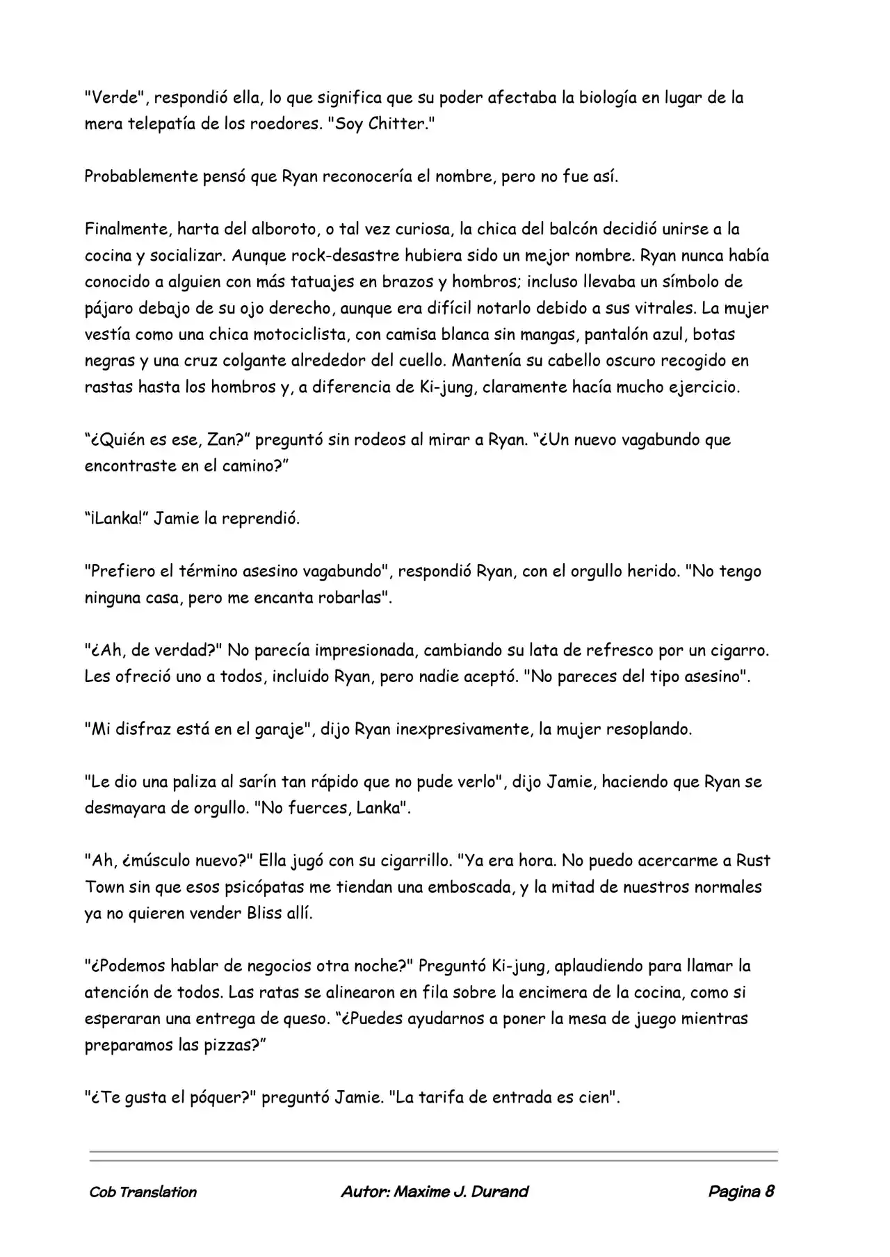 La Partida Perfecta (Novela) - Capítulo 9 - Página 8 - LectorTMOo