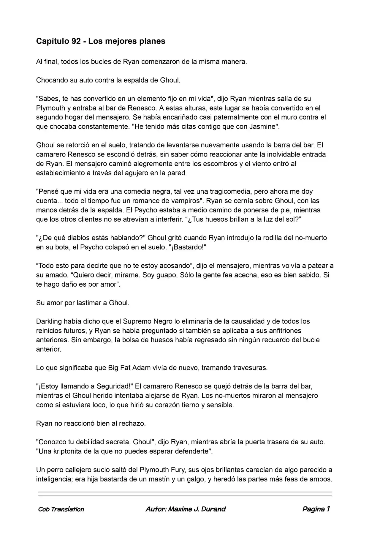 La Partida Perfecta (Novela) - Capítulo 92 - Página 1 - LectorTMOo