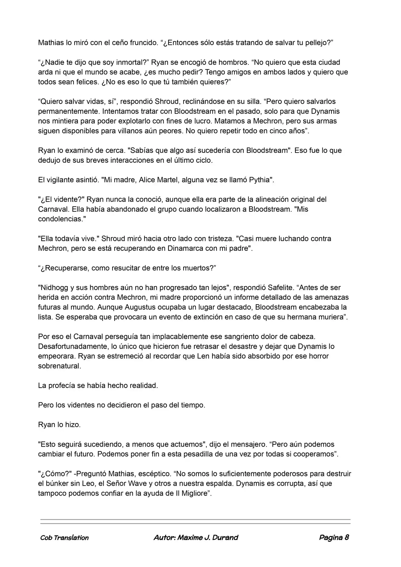 La Partida Perfecta (Novela) - Capítulo 93 - Página 8 - LectorTMOo