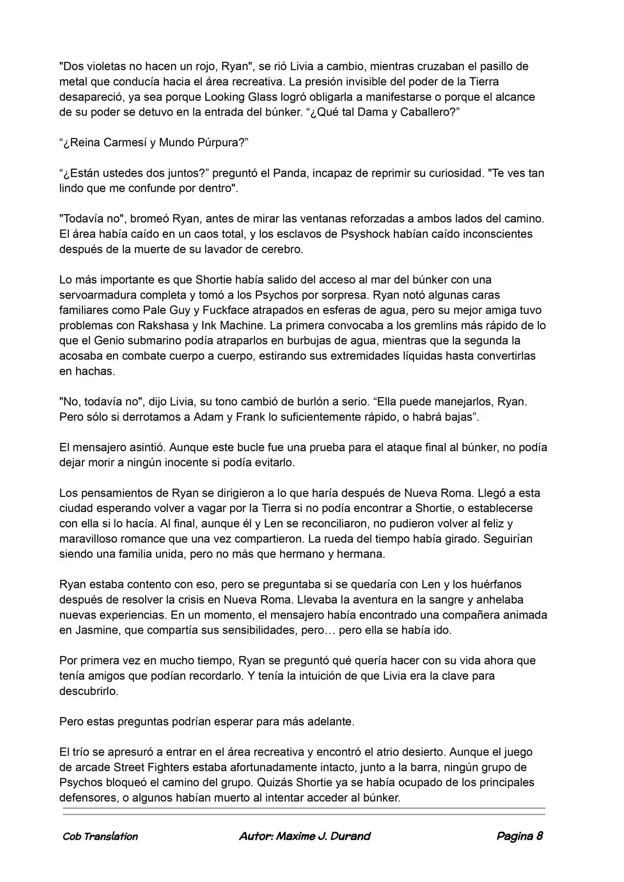 La Partida Perfecta (Novela) - Capítulo 95 - Página 8 - LectorTMOo