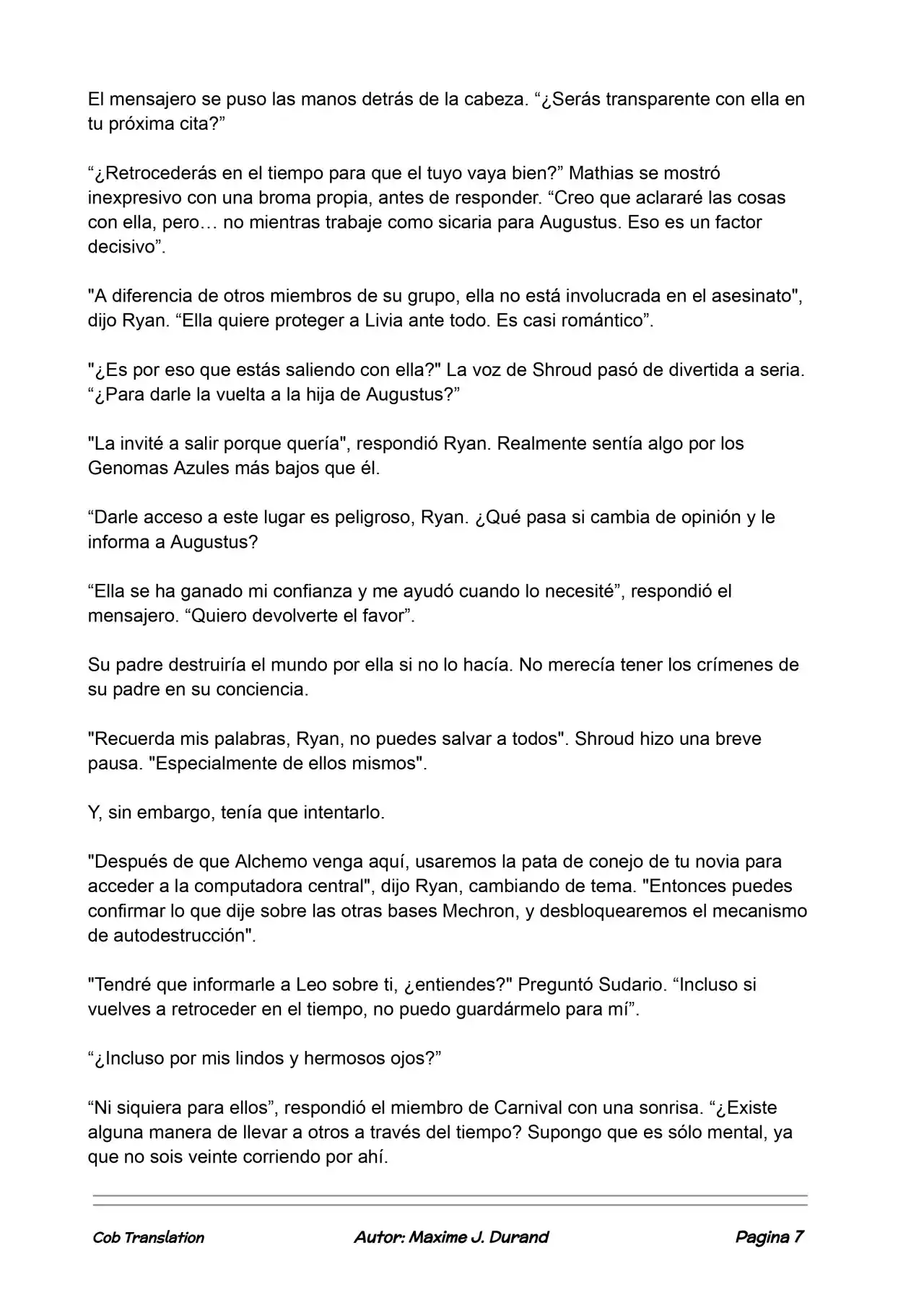 La Partida Perfecta (Novela) - Capítulo 97 - Página 7 - LectorTMOo