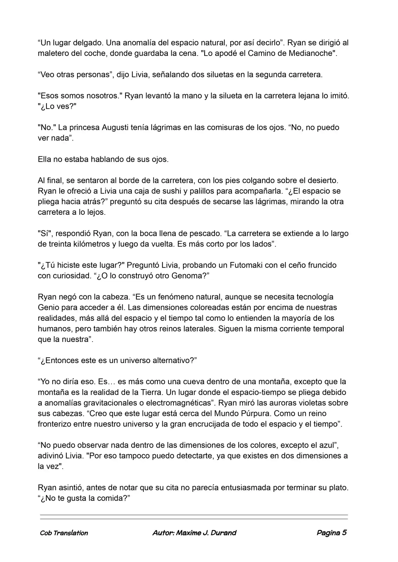 La Partida Perfecta (Novela) - Capítulo 98 - Página 5 - LectorTMOo