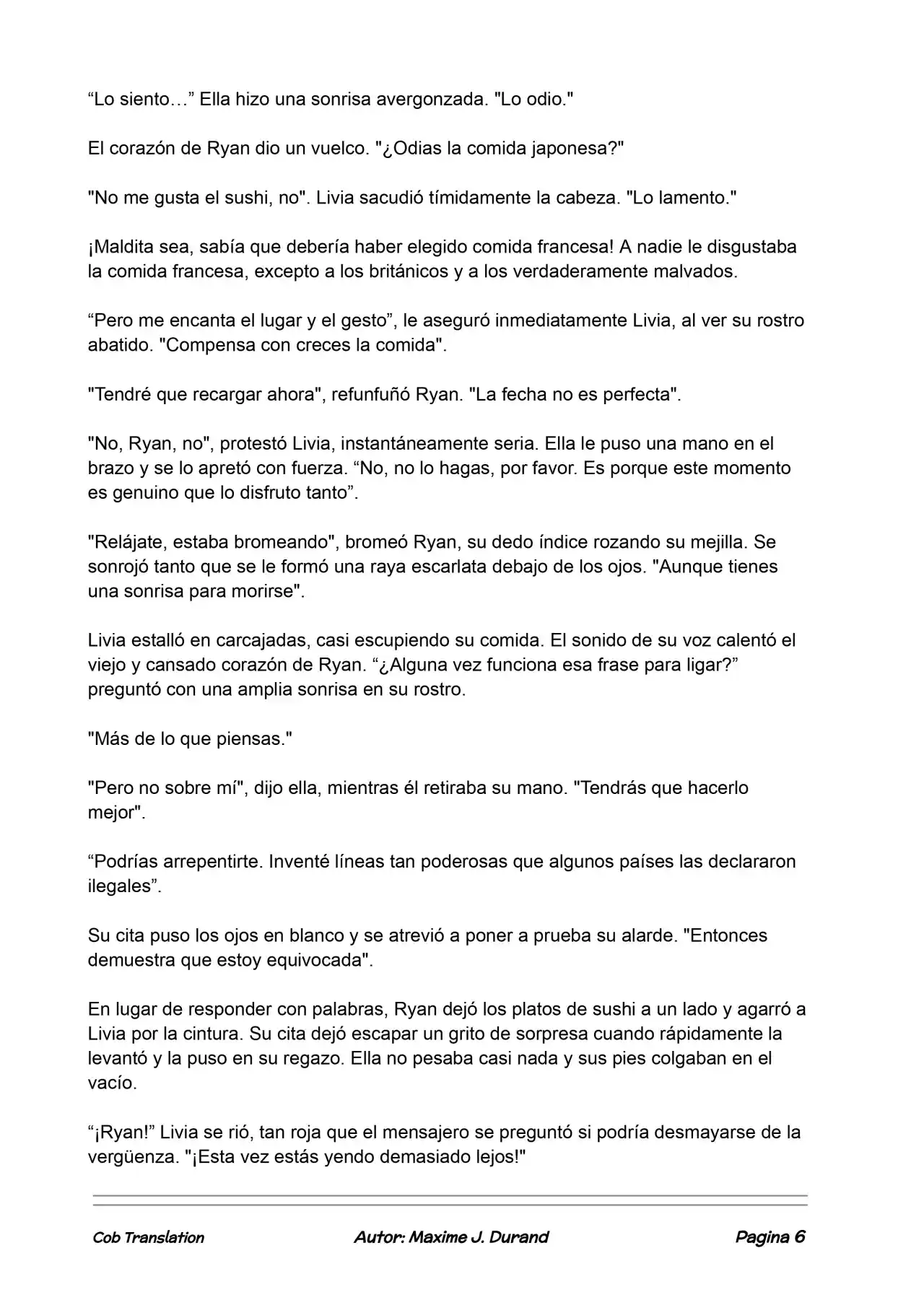 La Partida Perfecta (Novela) - Capítulo 98 - Página 6 - LectorTMOo