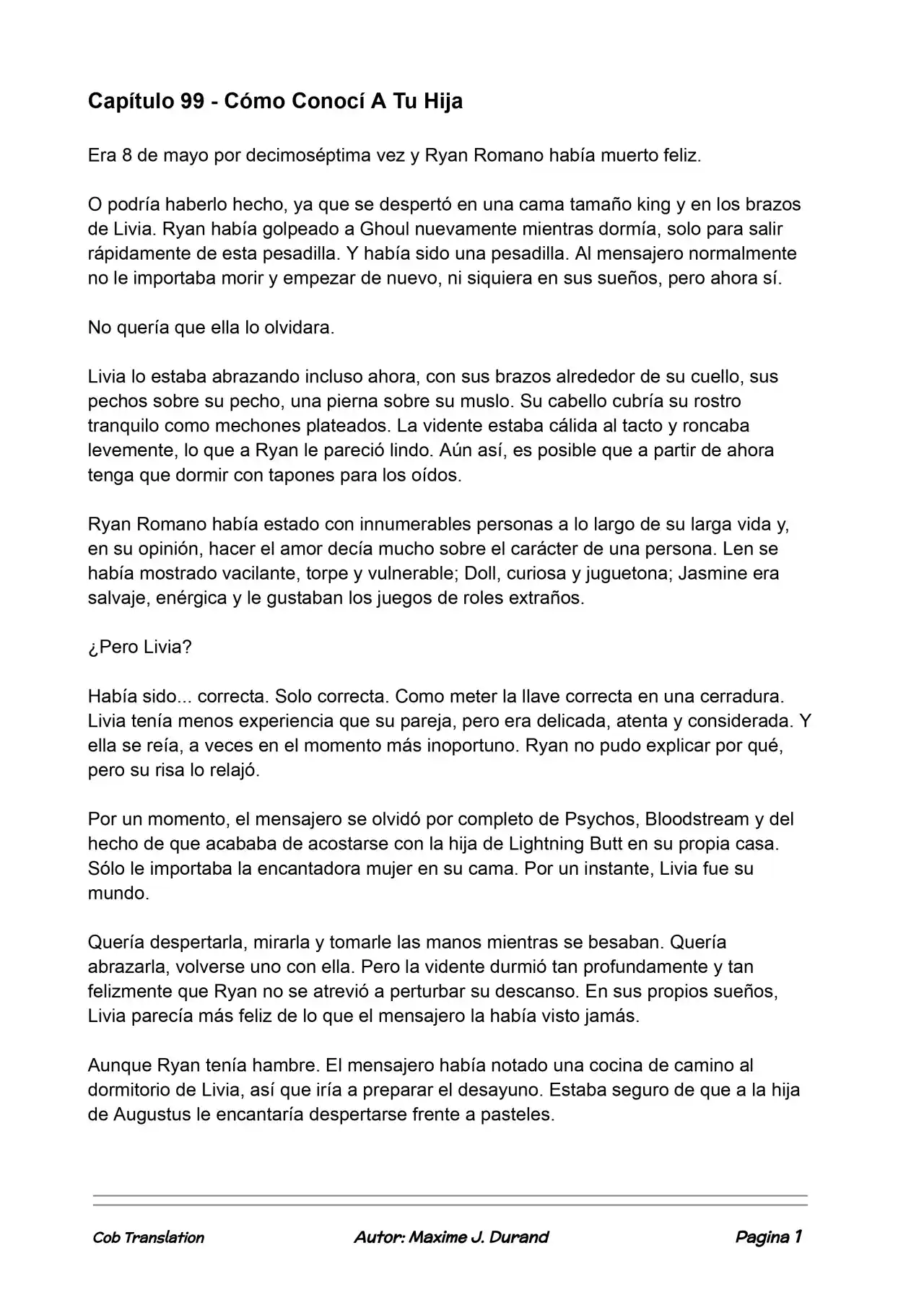 La Partida Perfecta (Novela) - Capítulo 99 - Página 1 - LectorTMOo