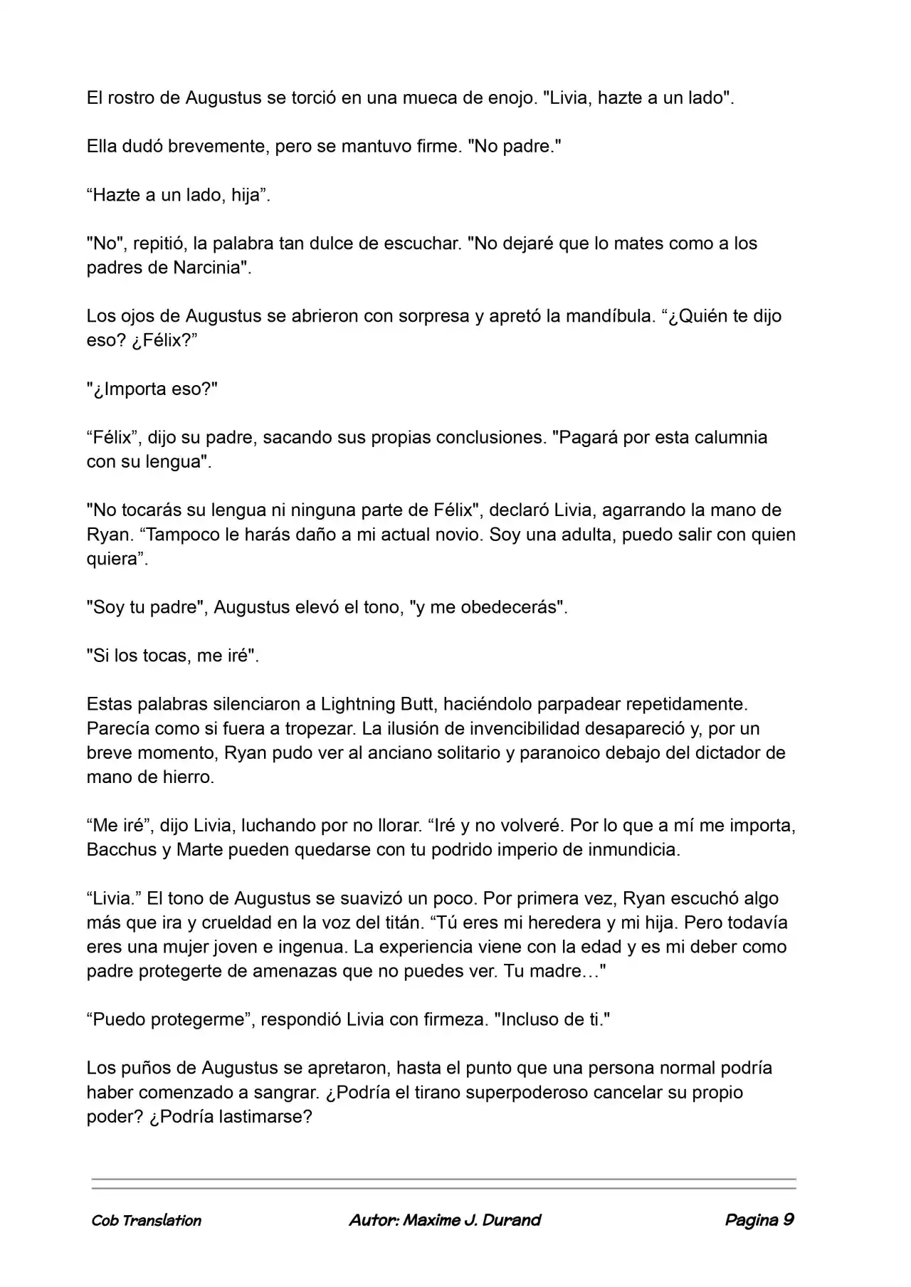 La Partida Perfecta (Novela) - Capítulo 99 - Página 9 - LectorTMOo