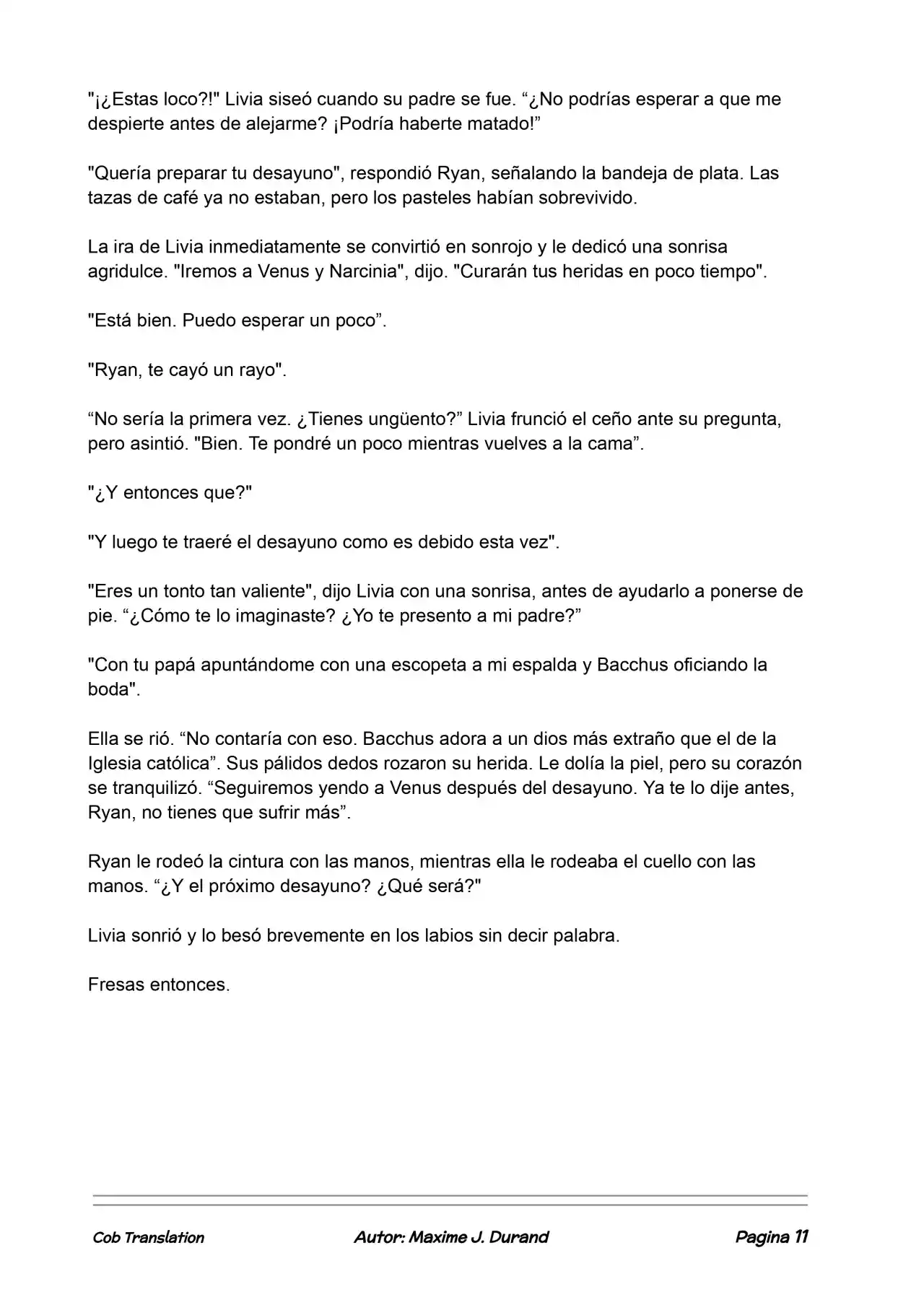 La Partida Perfecta (Novela) - Capítulo 99 - Página 11 - LectorTMOo
