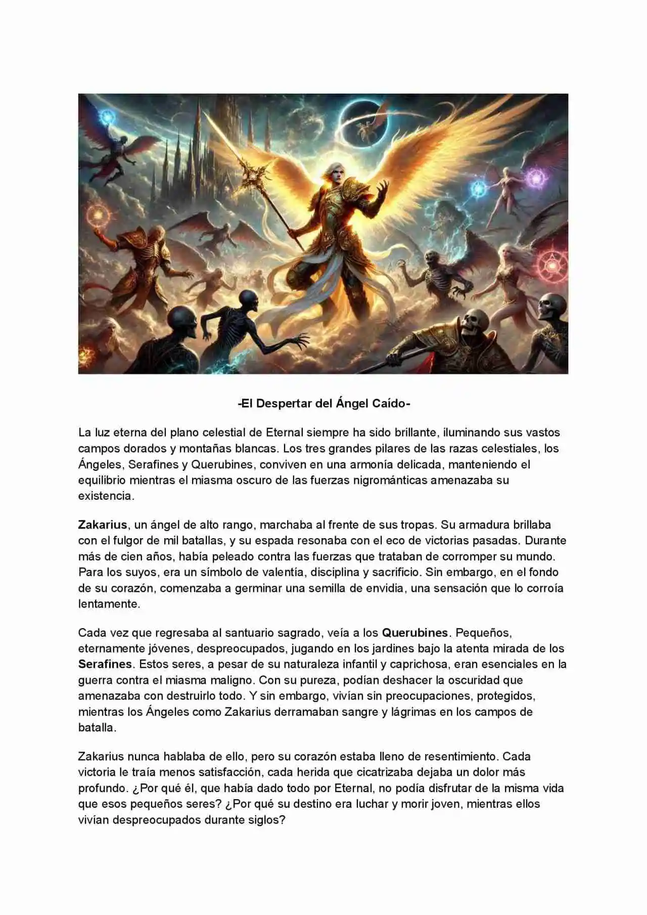 La Perdición De Zakarius (Novela) - Capítulo 1 - Página 1 - LectorTMOo