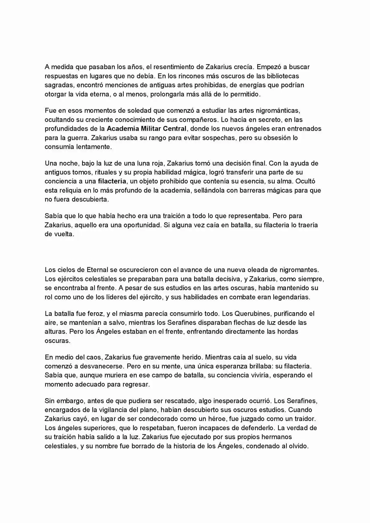 La Perdición De Zakarius (Novela) - Capítulo 1 - Página 2 - LectorTMOo