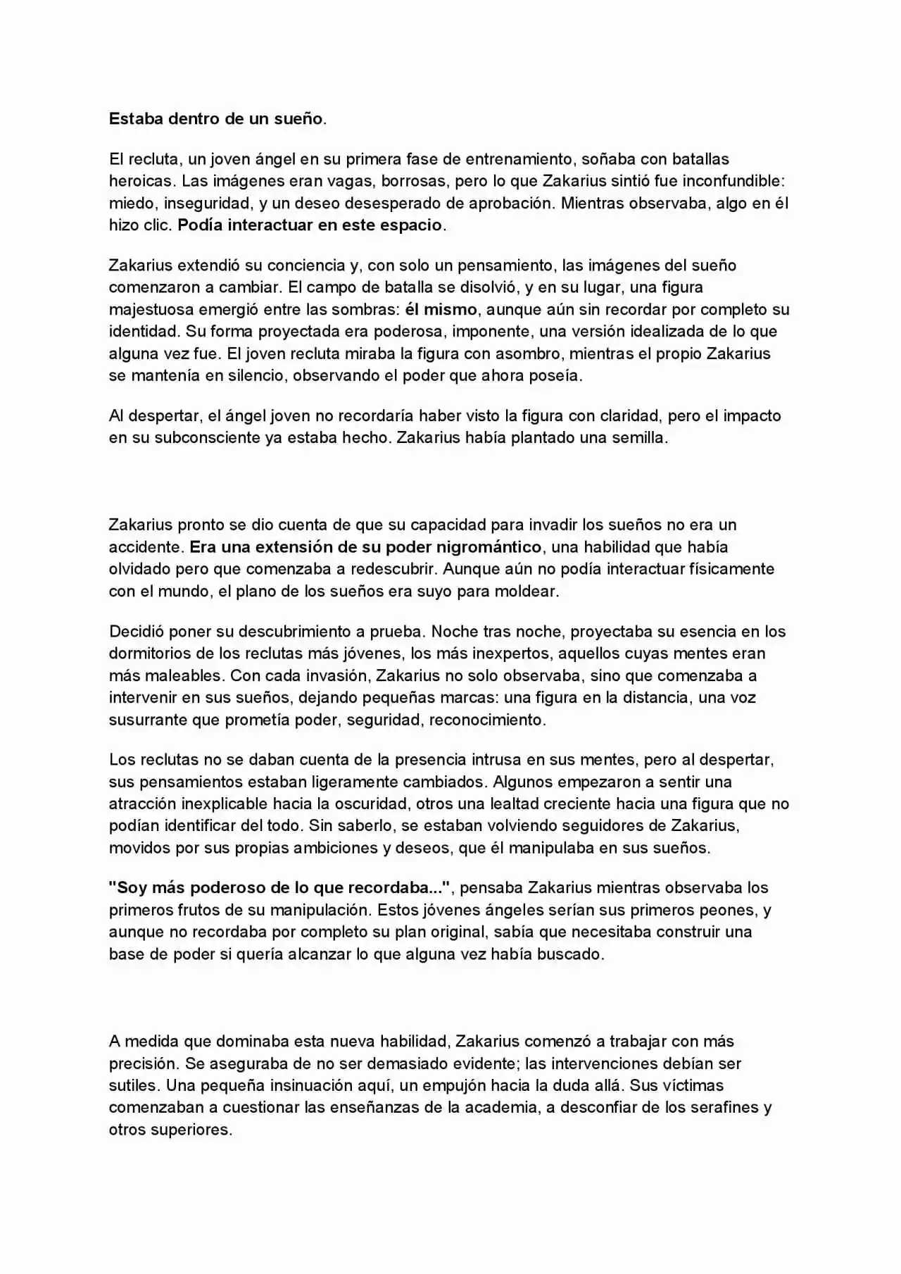 La Perdición De Zakarius (Novela) - Capítulo 1 - Página 5 - LectorTMOo