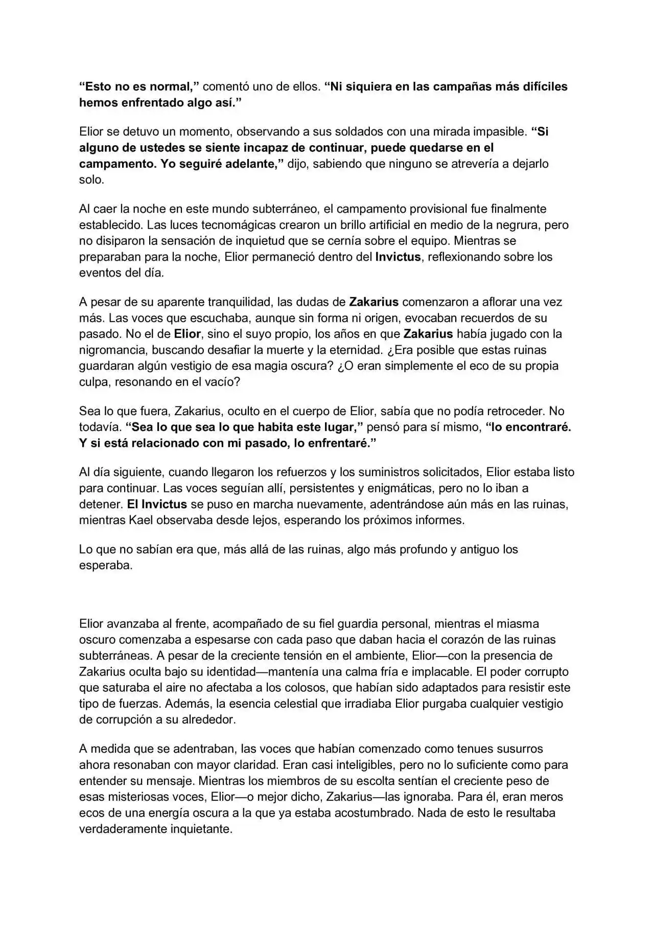 La Perdición De Zakarius (Novela) - Capítulo 14 - Página 7 - LectorTMOo