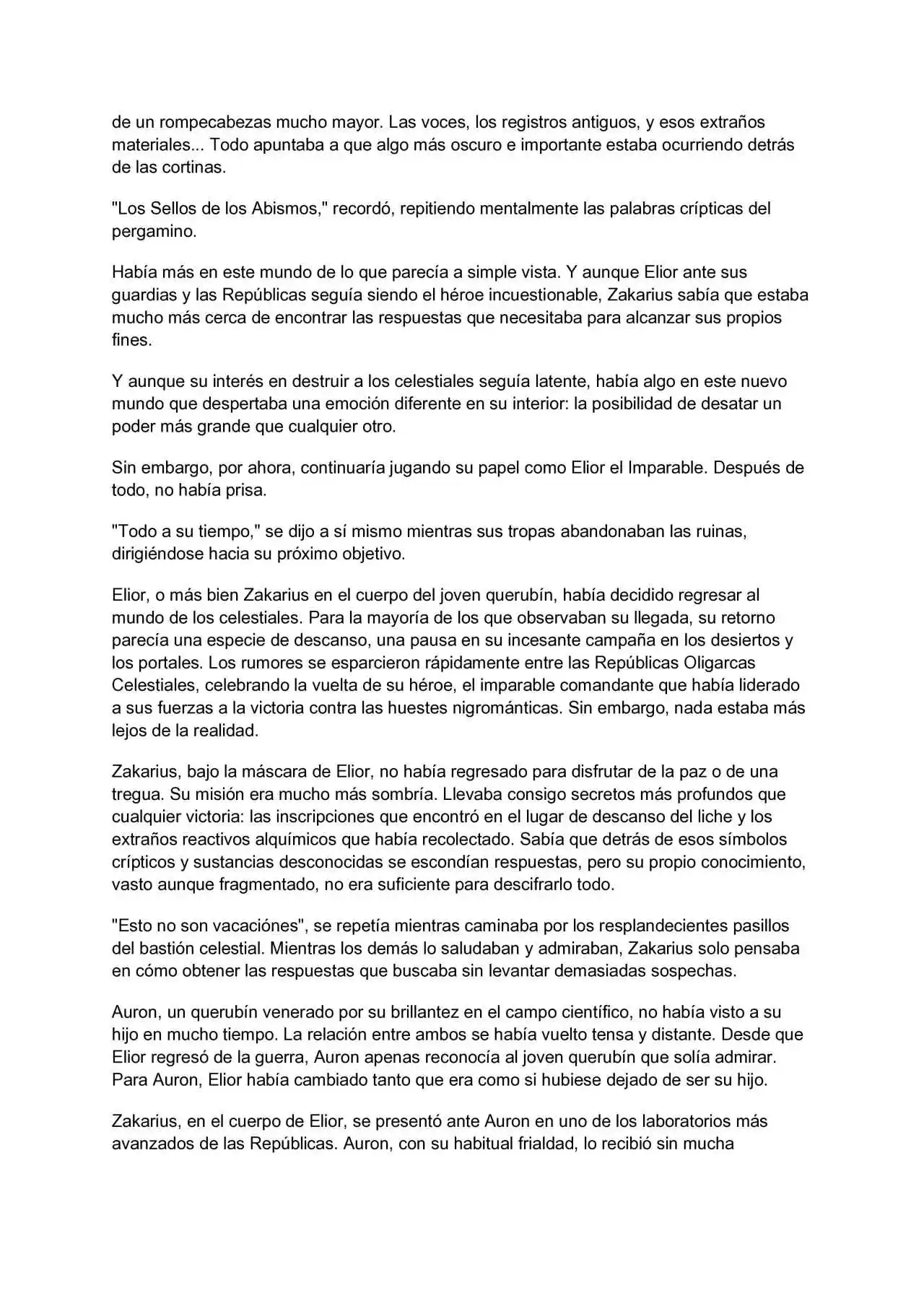 La Perdición De Zakarius (Novela) - Capítulo 15 - Página 5 - LectorTMOo
