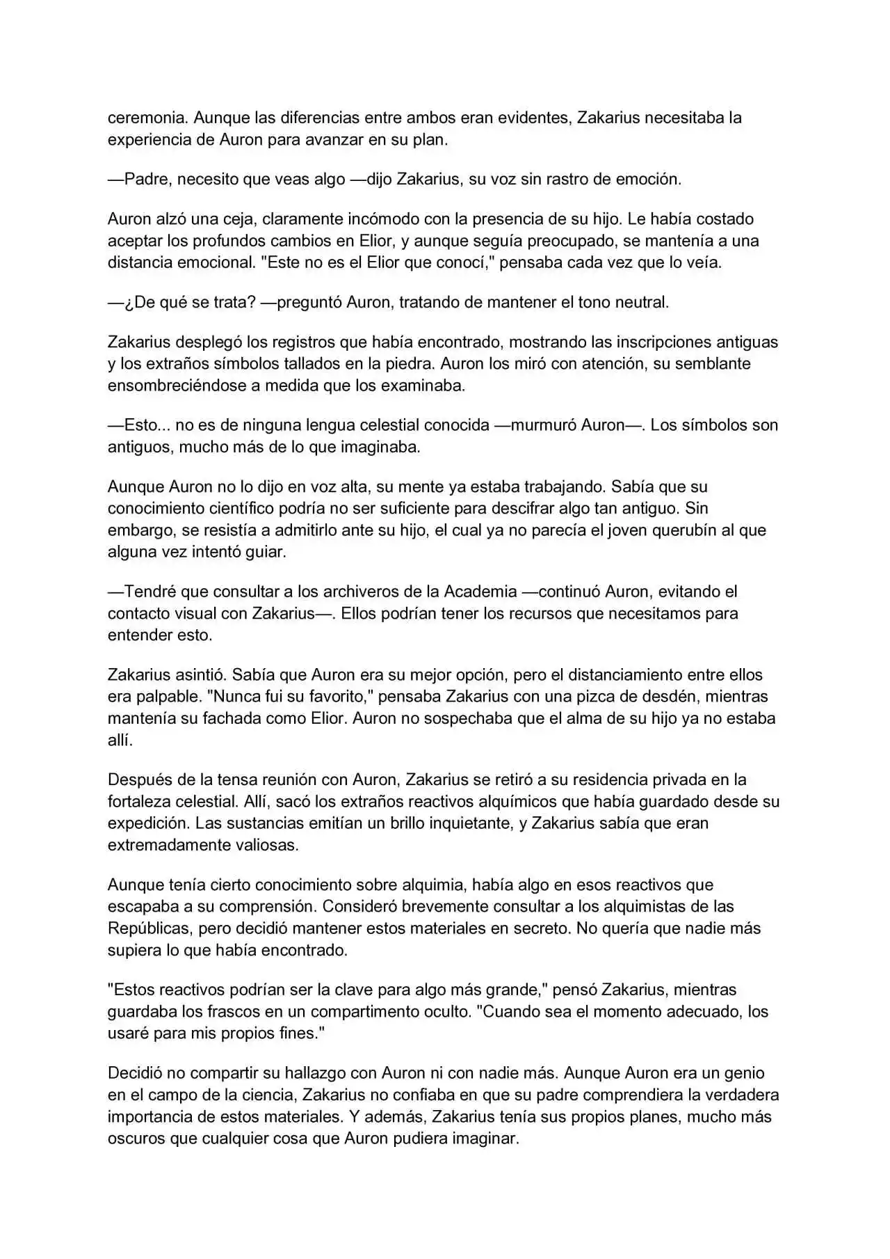 La Perdición De Zakarius (Novela) - Capítulo 15 - Página 6 - LectorTMOo