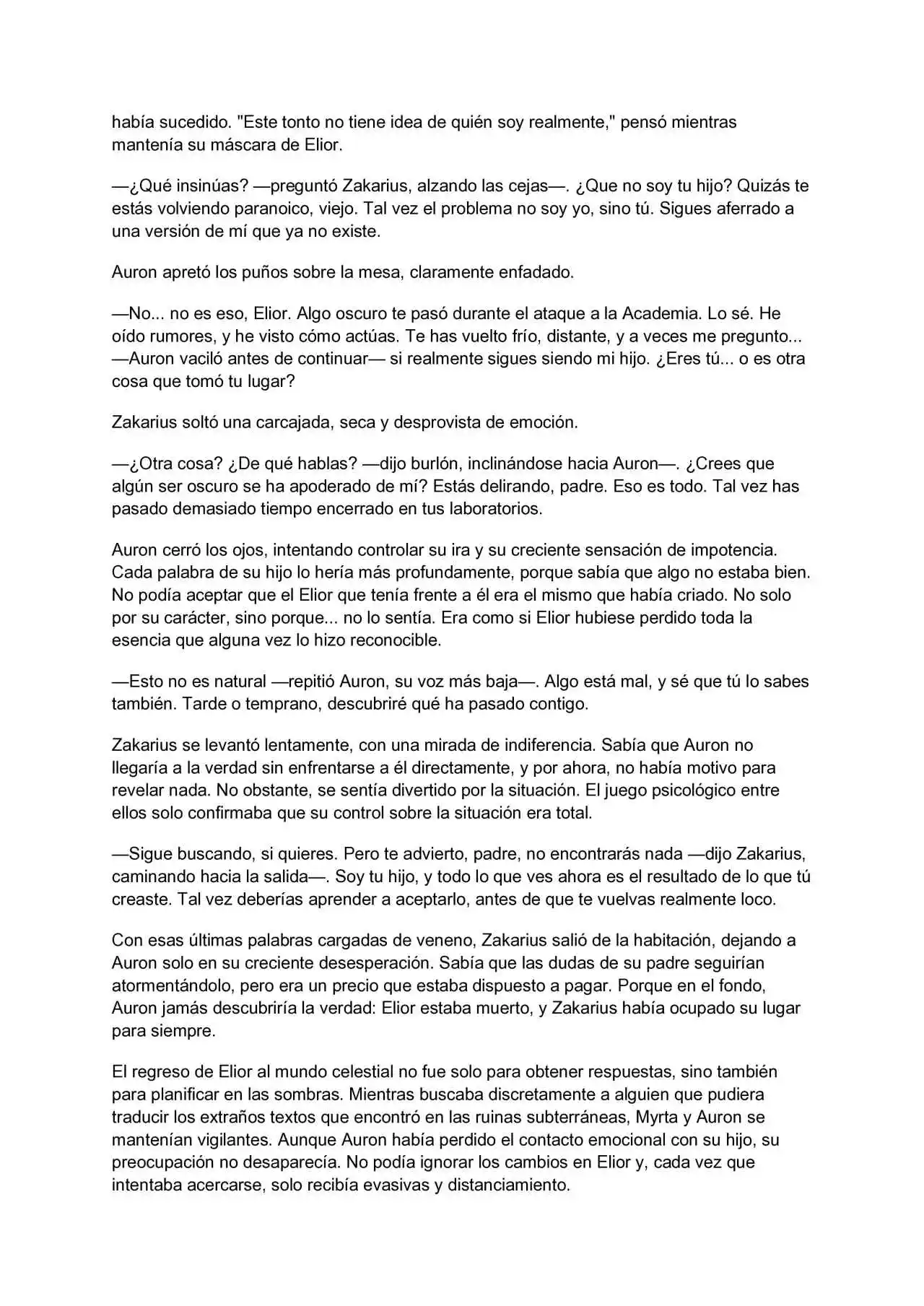 La Perdición De Zakarius (Novela) - Capítulo 15 - Página 8 - LectorTMOo