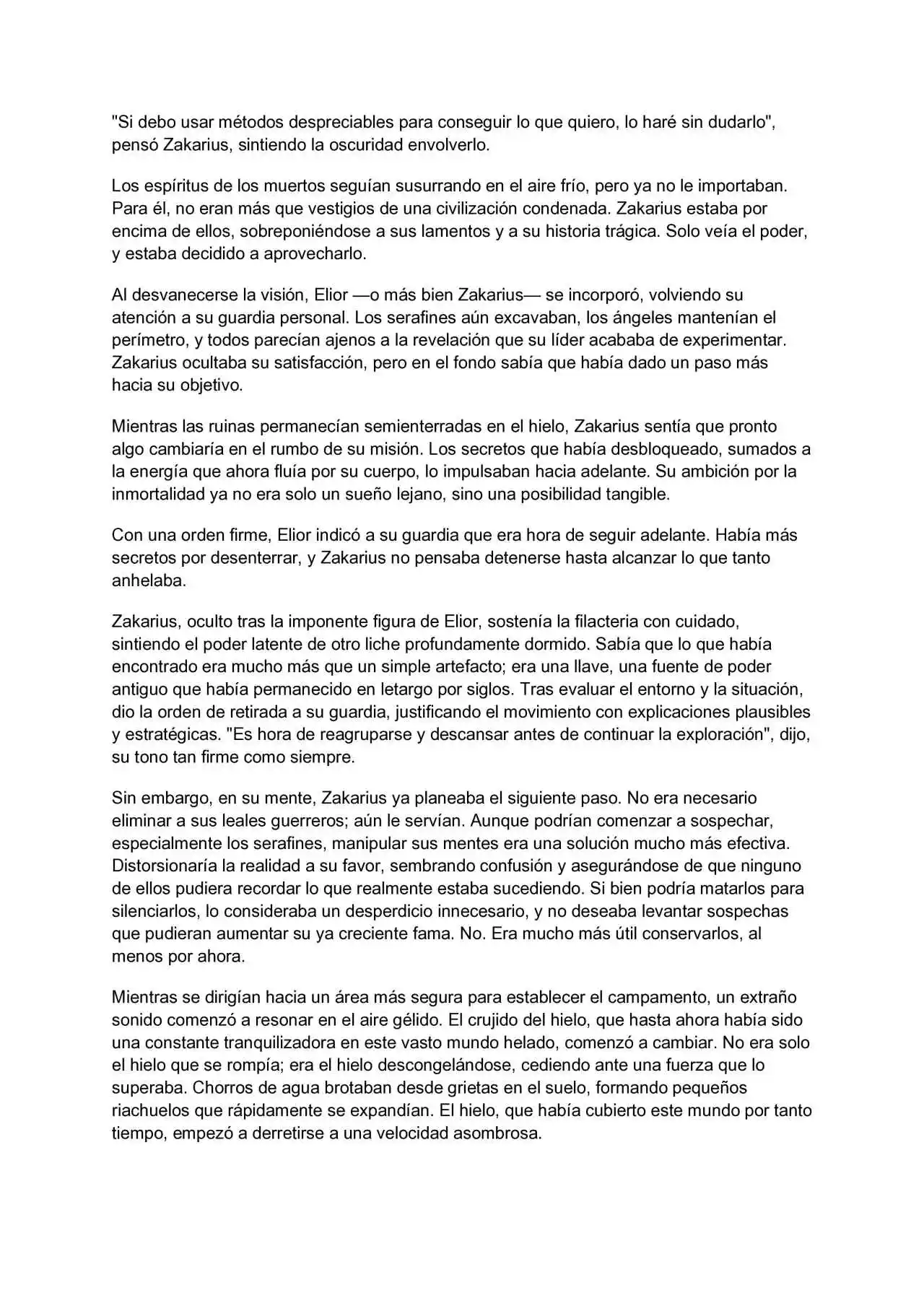 La Perdición De Zakarius (Novela) - Capítulo 19 - Página 2 - LectorTMOo