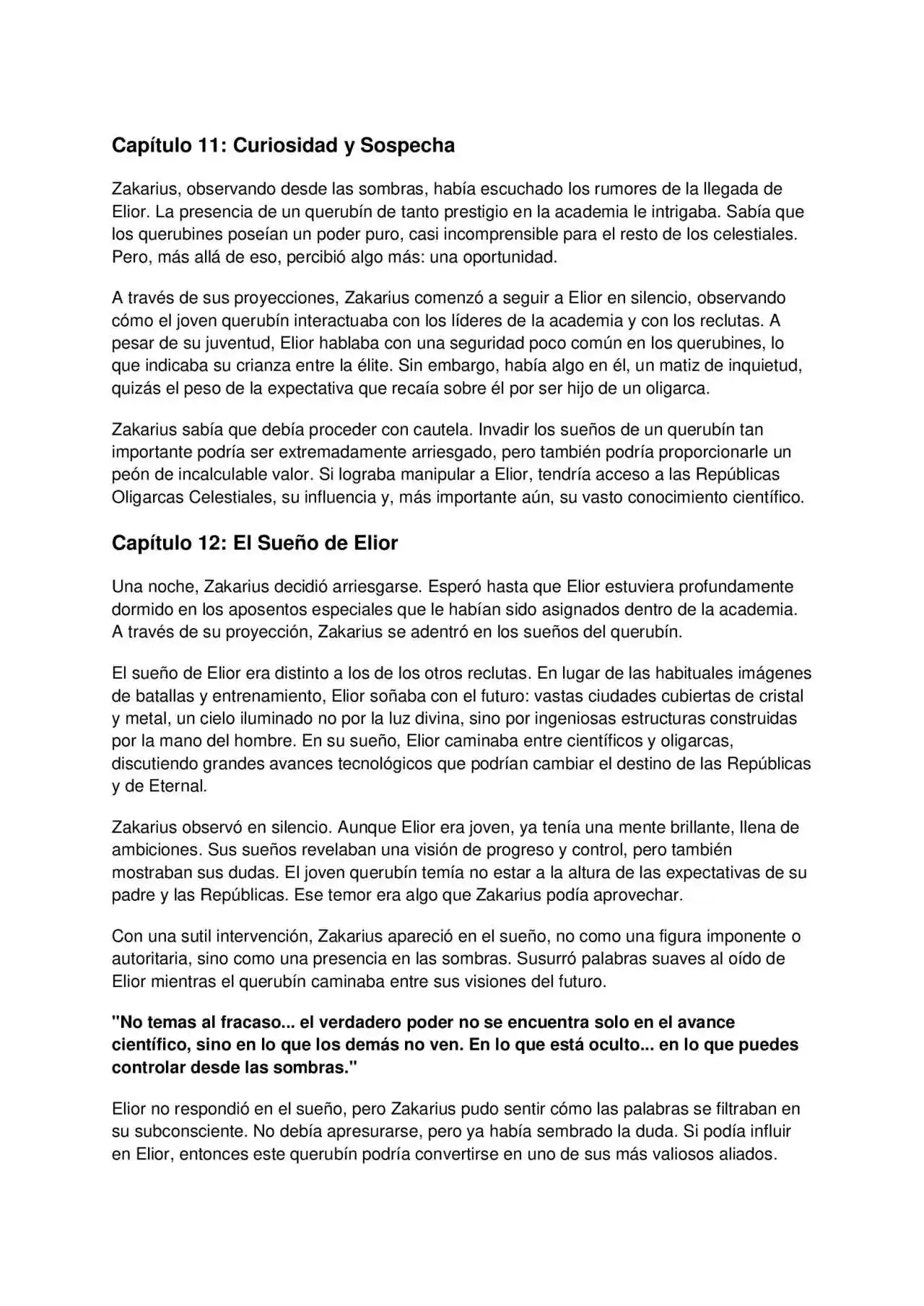 La Perdición De Zakarius (Novela) - Capítulo 2 - Página 1 - LectorTMOo