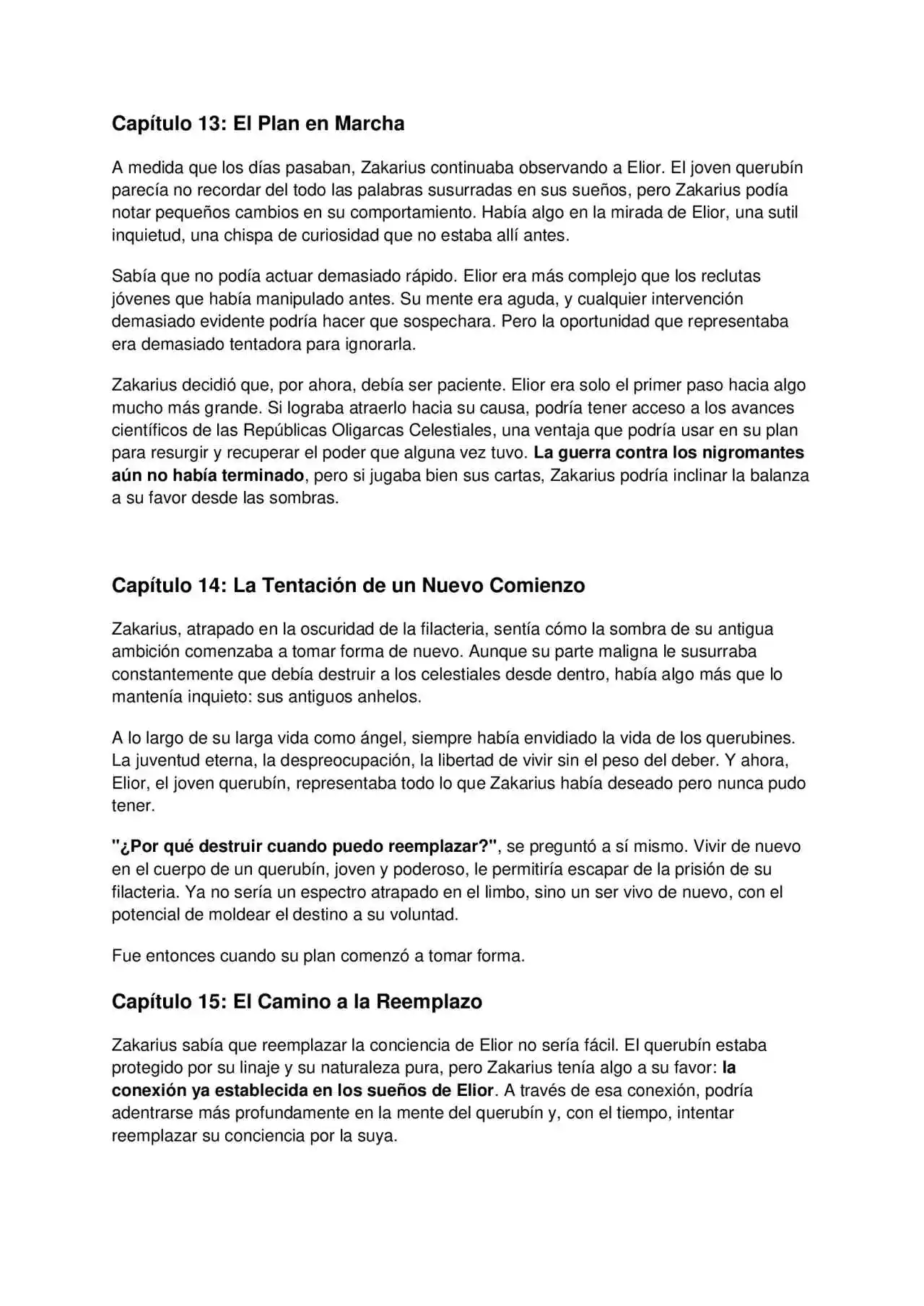 La Perdición De Zakarius (Novela) - Capítulo 2 - Página 2 - LectorTMOo