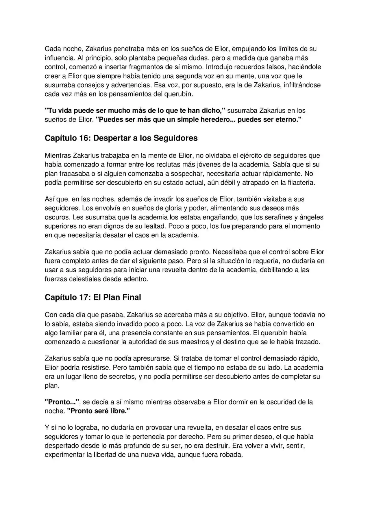 La Perdición De Zakarius (Novela) - Capítulo 2 - Página 3 - LectorTMOo