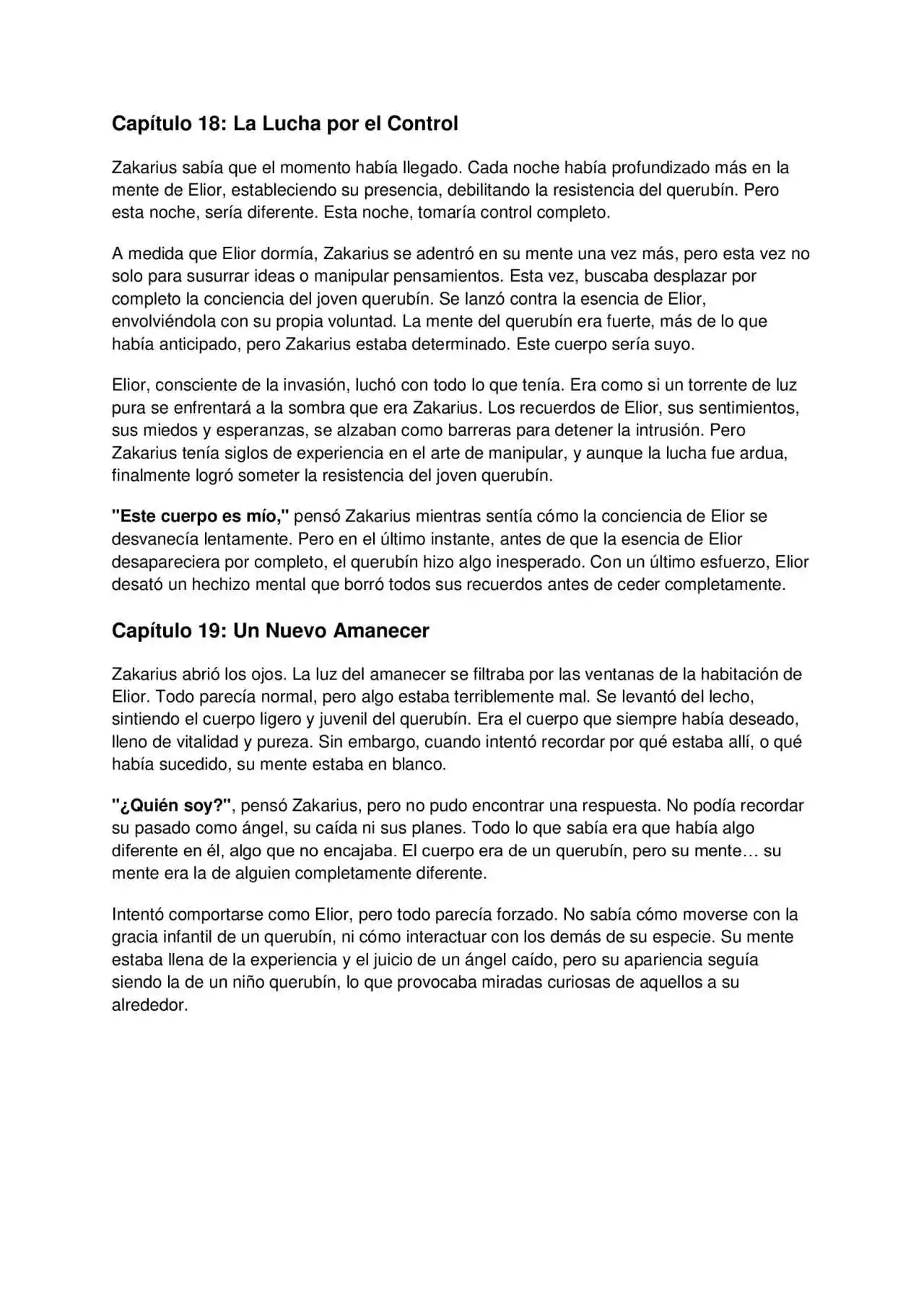 La Perdición De Zakarius (Novela) - Capítulo 2 - Página 4 - LectorTMOo
