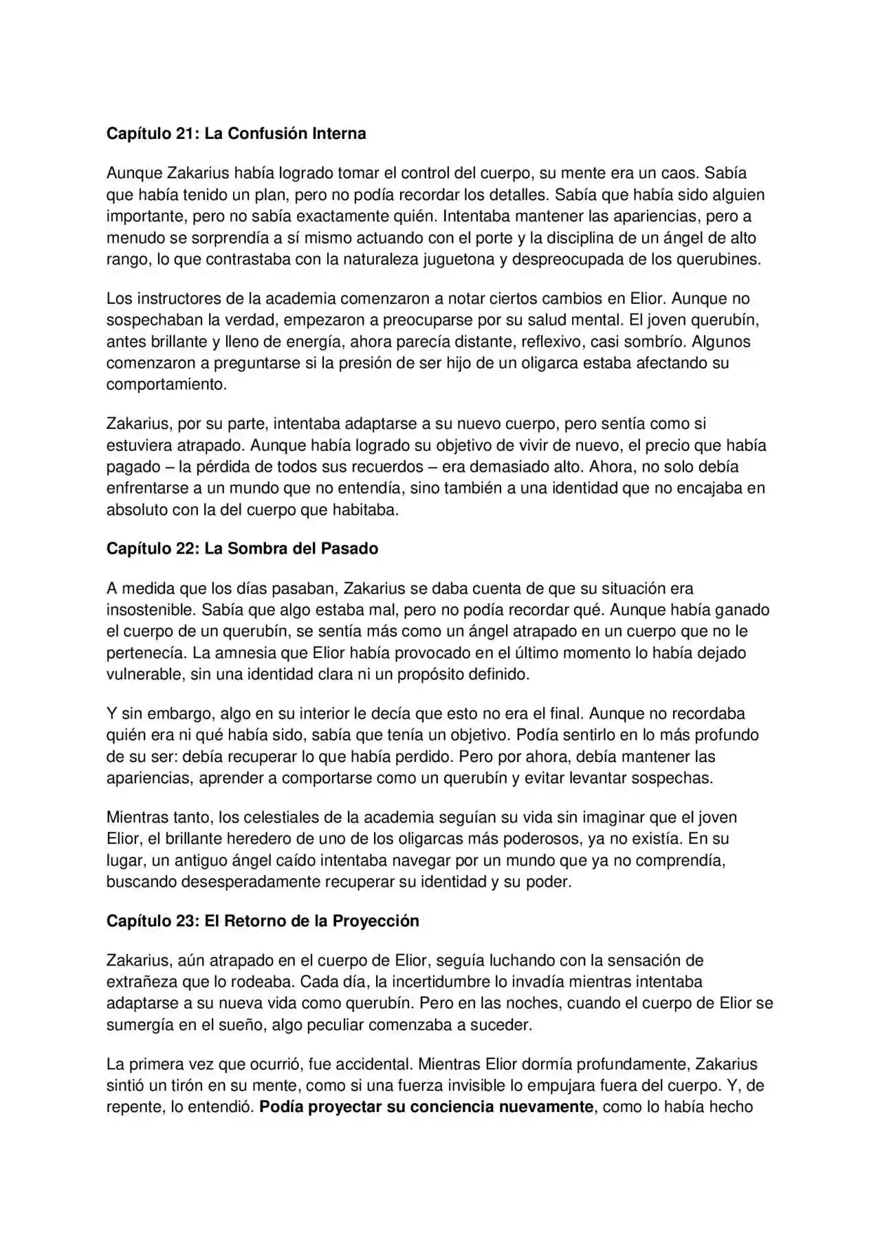 La Perdición De Zakarius (Novela) - Capítulo 3 - Página 1 - LectorTMOo