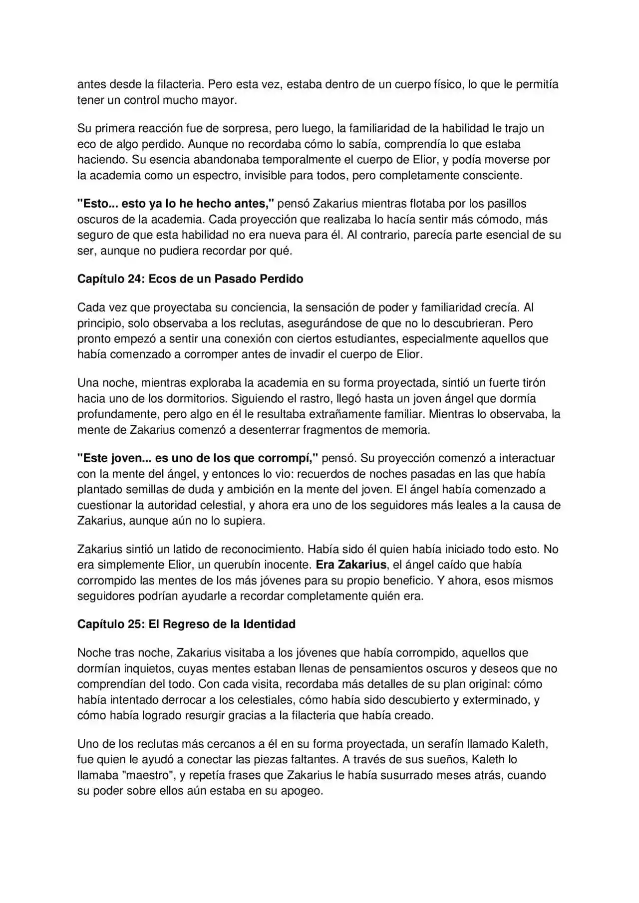 La Perdición De Zakarius (Novela) - Capítulo 3 - Página 2 - LectorTMOo