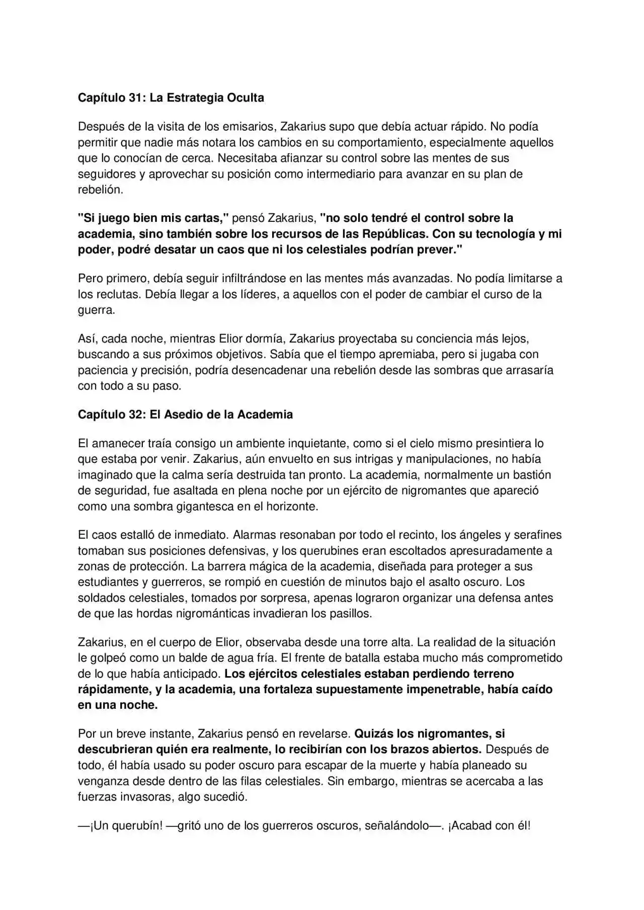 La Perdición De Zakarius (Novela) - Capítulo 4 - Página 1 - LectorTMOo