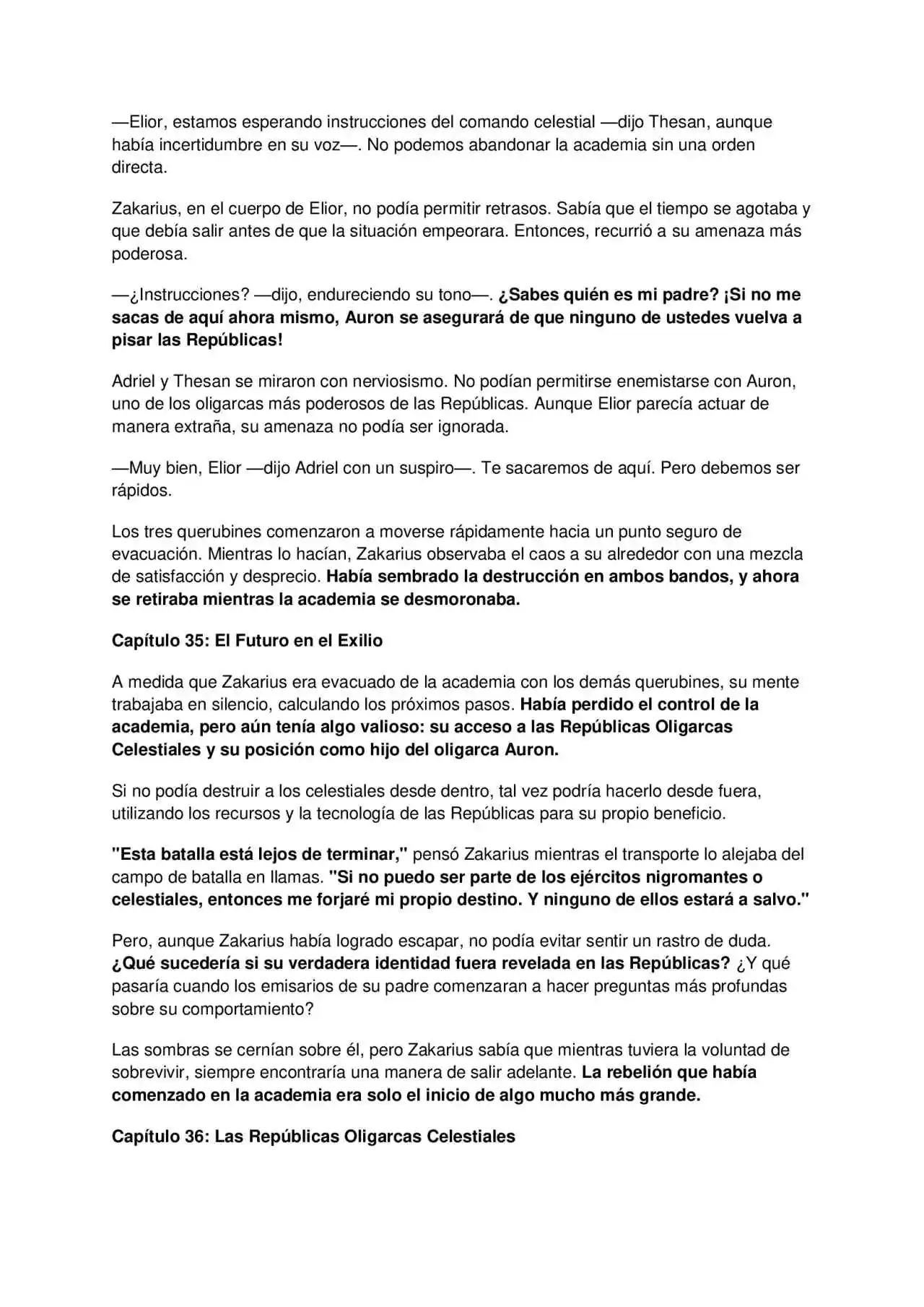La Perdición De Zakarius (Novela) - Capítulo 4 - Página 3 - LectorTMOo