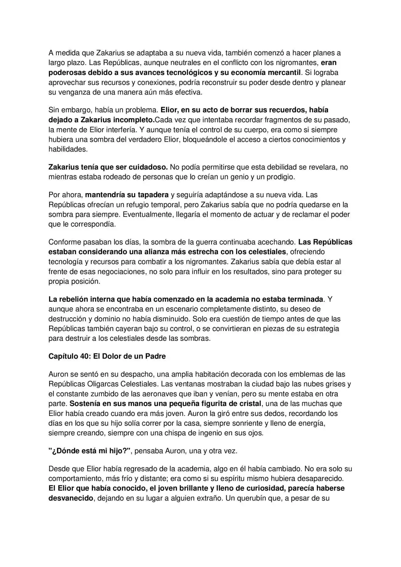 La Perdición De Zakarius (Novela) - Capítulo 4 - Página 6 - LectorTMOo