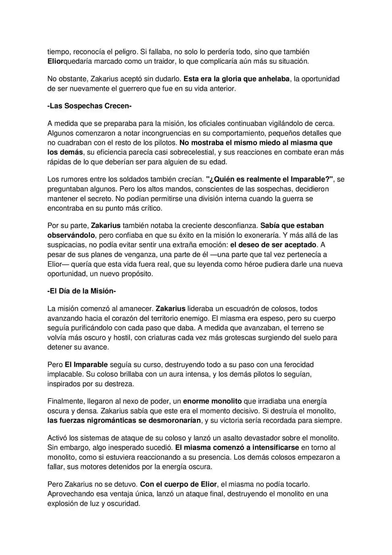 La Perdición De Zakarius (Novela) - Capítulo 6 - Página 2 - LectorTMOo