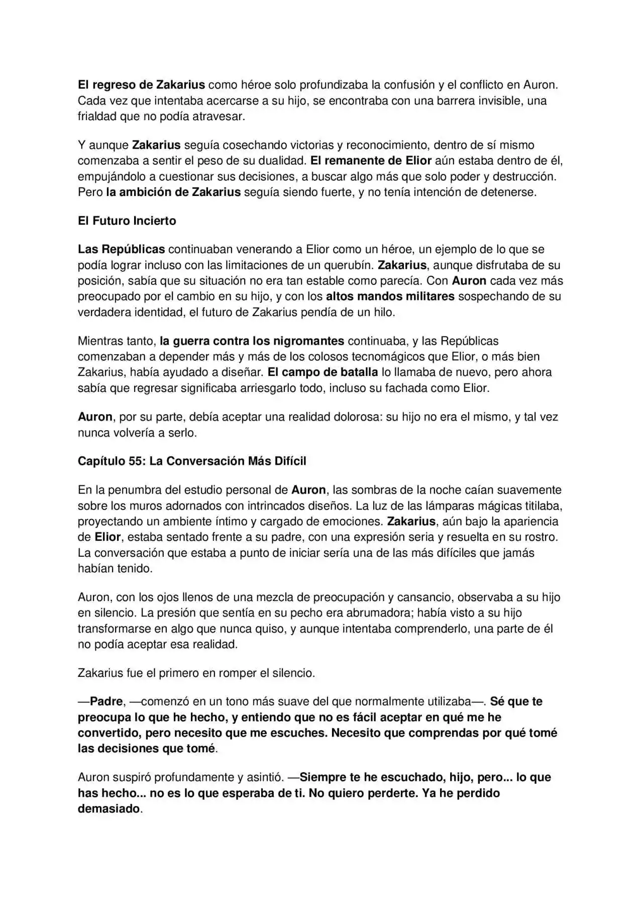 La Perdición De Zakarius (Novela) - Capítulo 6 - Página 10 - LectorTMOo