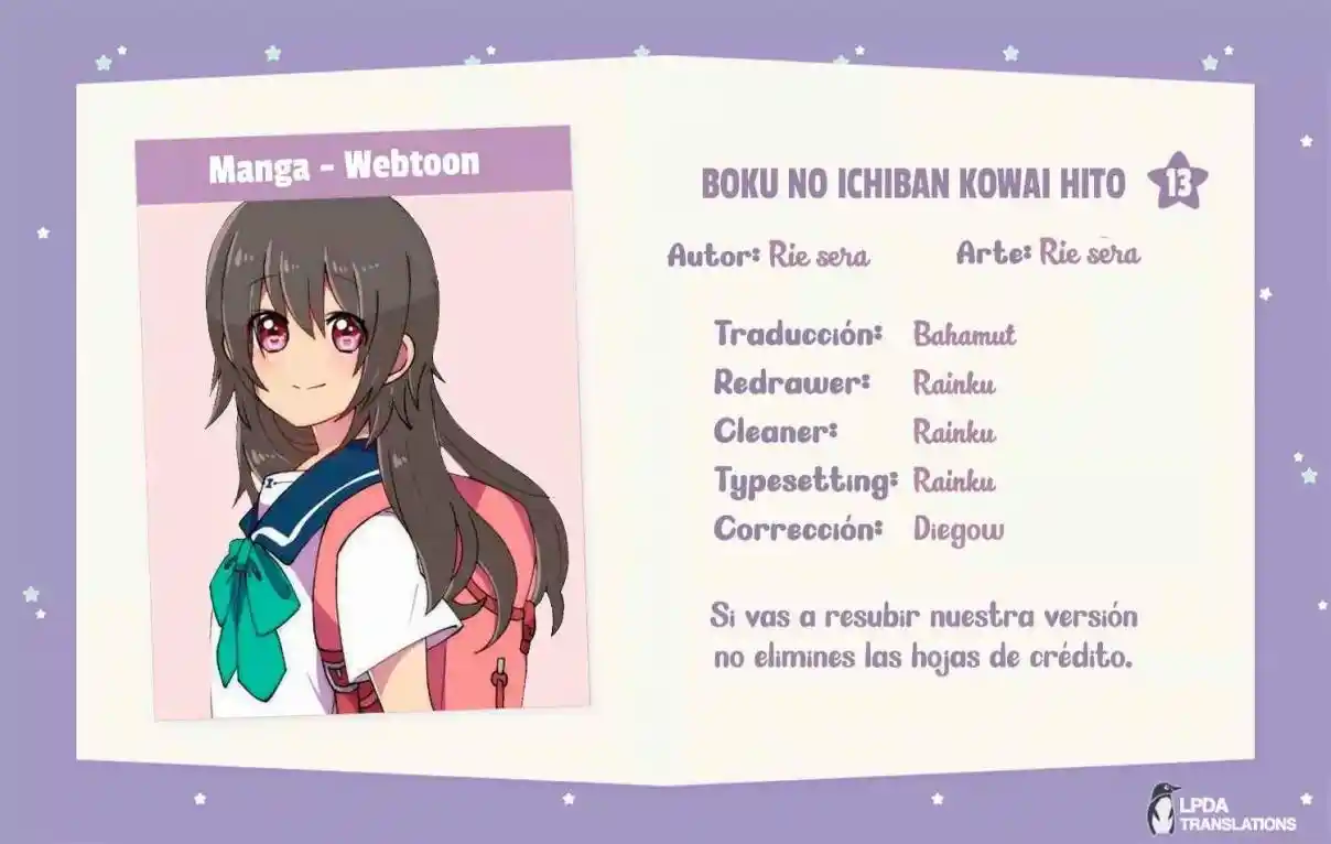 La Persona Que Más Me Asusta - Capítulo 13 - Página 1 - LectorTMOo