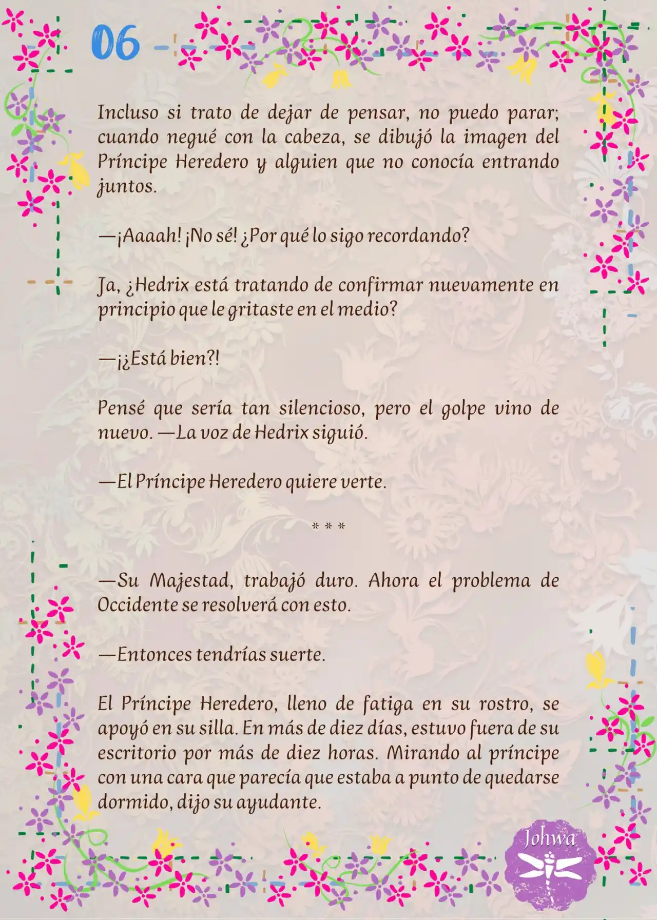¡¿La Popular Escritora De BL Es La Futura Princesa Heredera?! (Novela) - Capítulo 10 - Página 8 - LectorTMOo