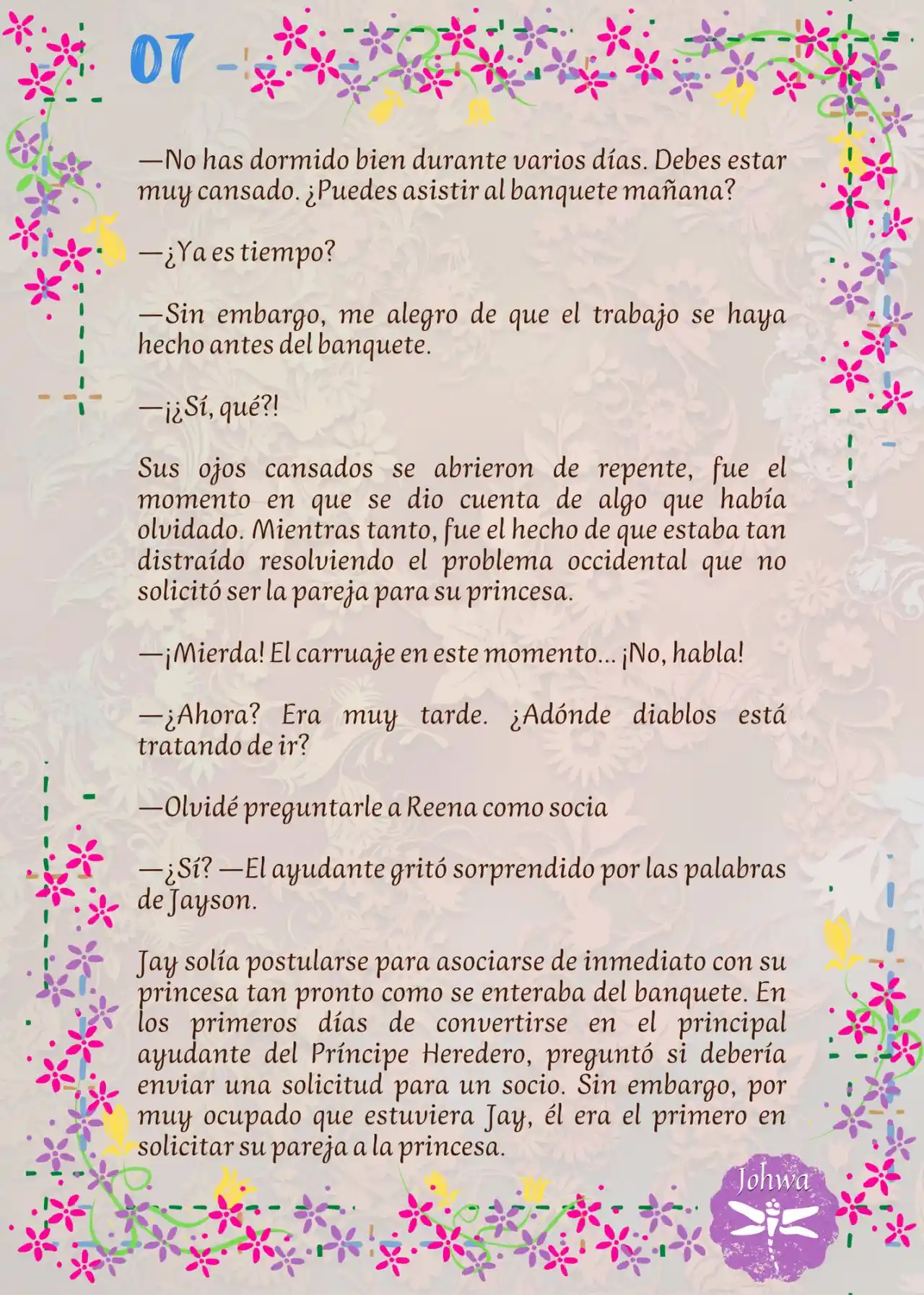 ¡¿La Popular Escritora De BL Es La Futura Princesa Heredera?! (Novela) - Capítulo 10 - Página 9 - LectorTMOo
