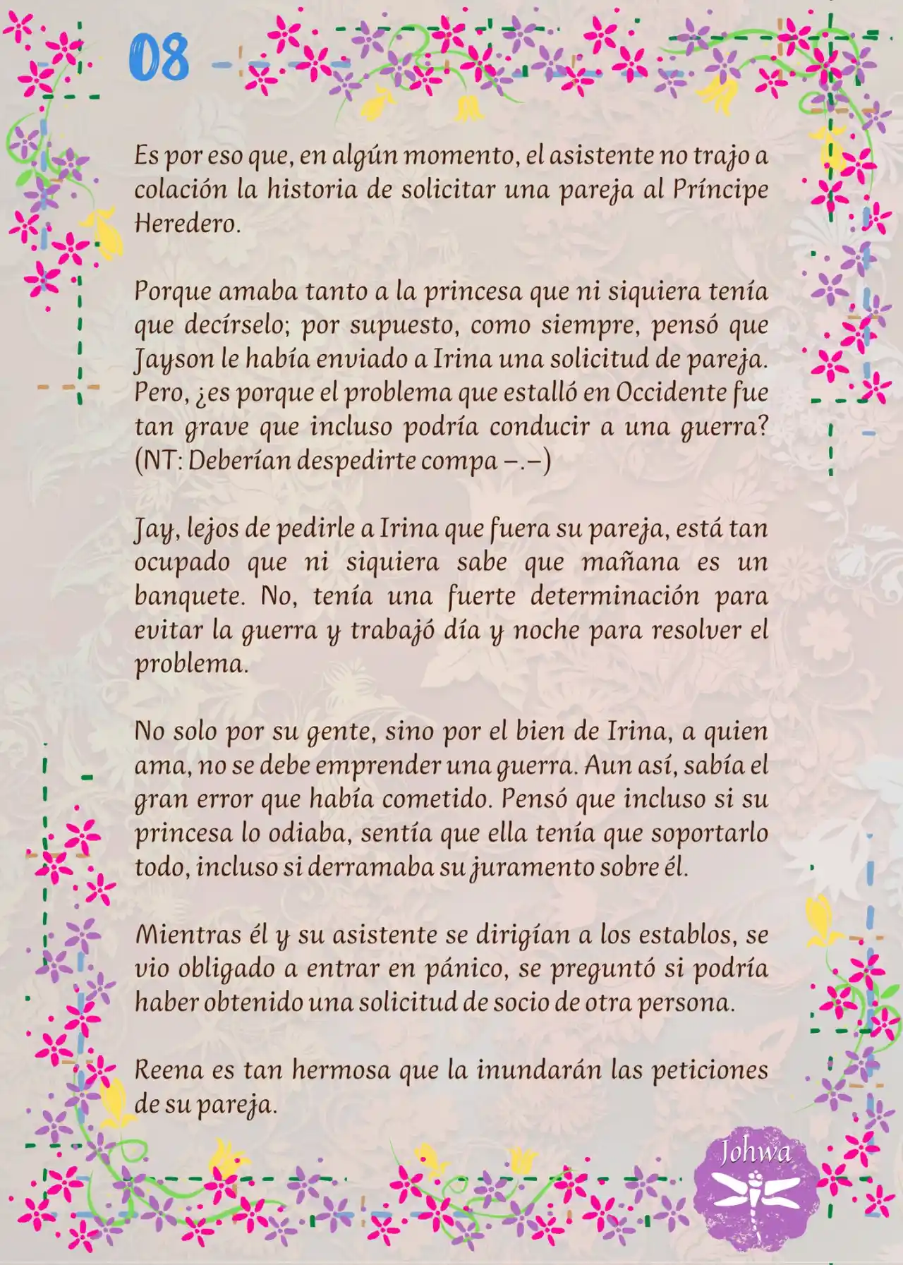¡¿La Popular Escritora De BL Es La Futura Princesa Heredera?! (Novela) - Capítulo 10 - Página 10 - LectorTMOo