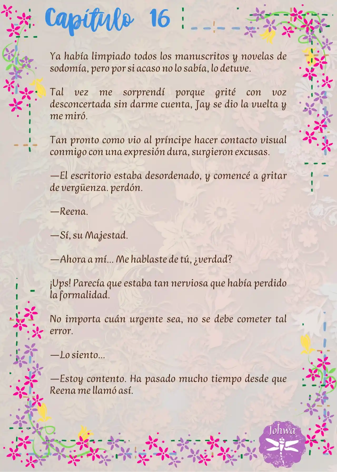 ¡¿La Popular Escritora De BL Es La Futura Princesa Heredera?! (Novela) - Capítulo 16 - Página 4 - LectorTMOo